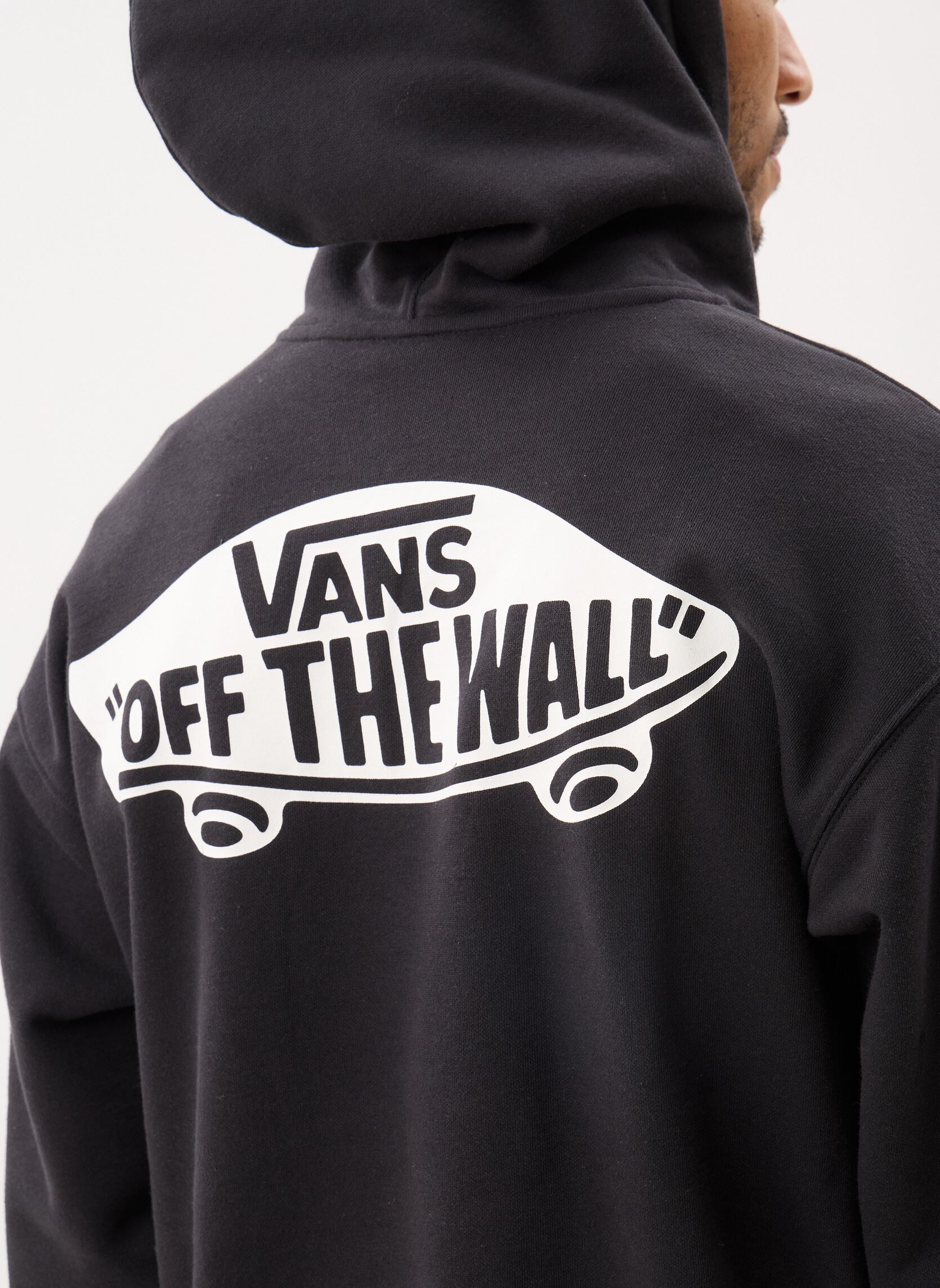 Hoodies Double Standard Pullover heren zwart Vans Hoodies Double Standard Pullover heren zwart BLACK/WHITE