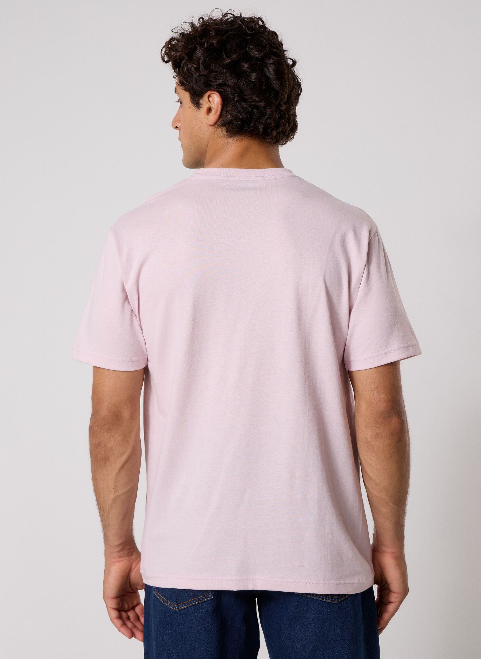 Tee-shirts manches courtes Stretch Logo SS Tee homme rose Vans Tee-shirts manches courtes Stretch Logo SS Tee homme rose PALE PETAL