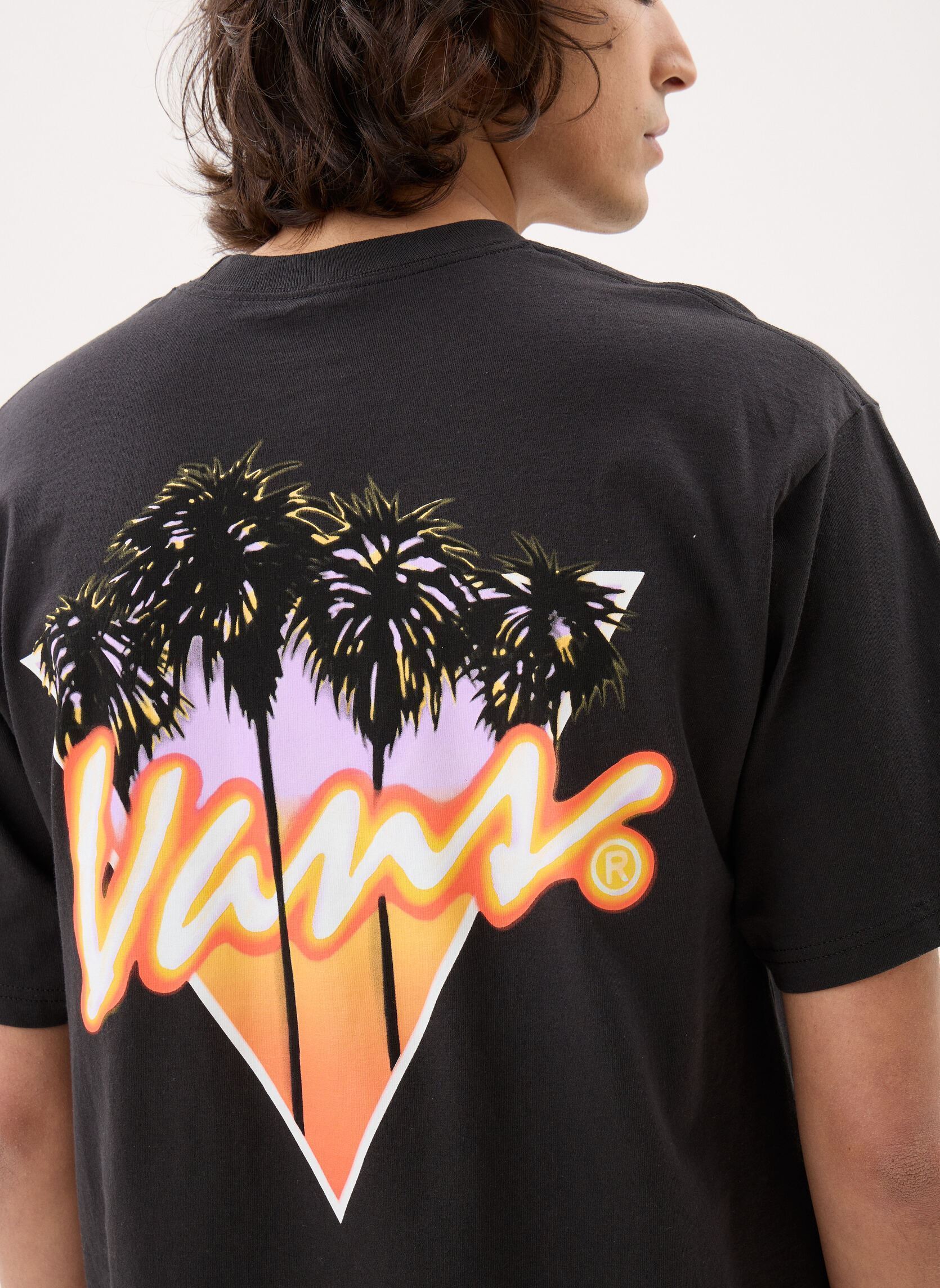 Kurzarm-T-Shirts Palm Drive Ss Tee herren schwarz Vans Kurzarm-T-Shirts Palm Drive Ss Tee herren schwarz BLACK