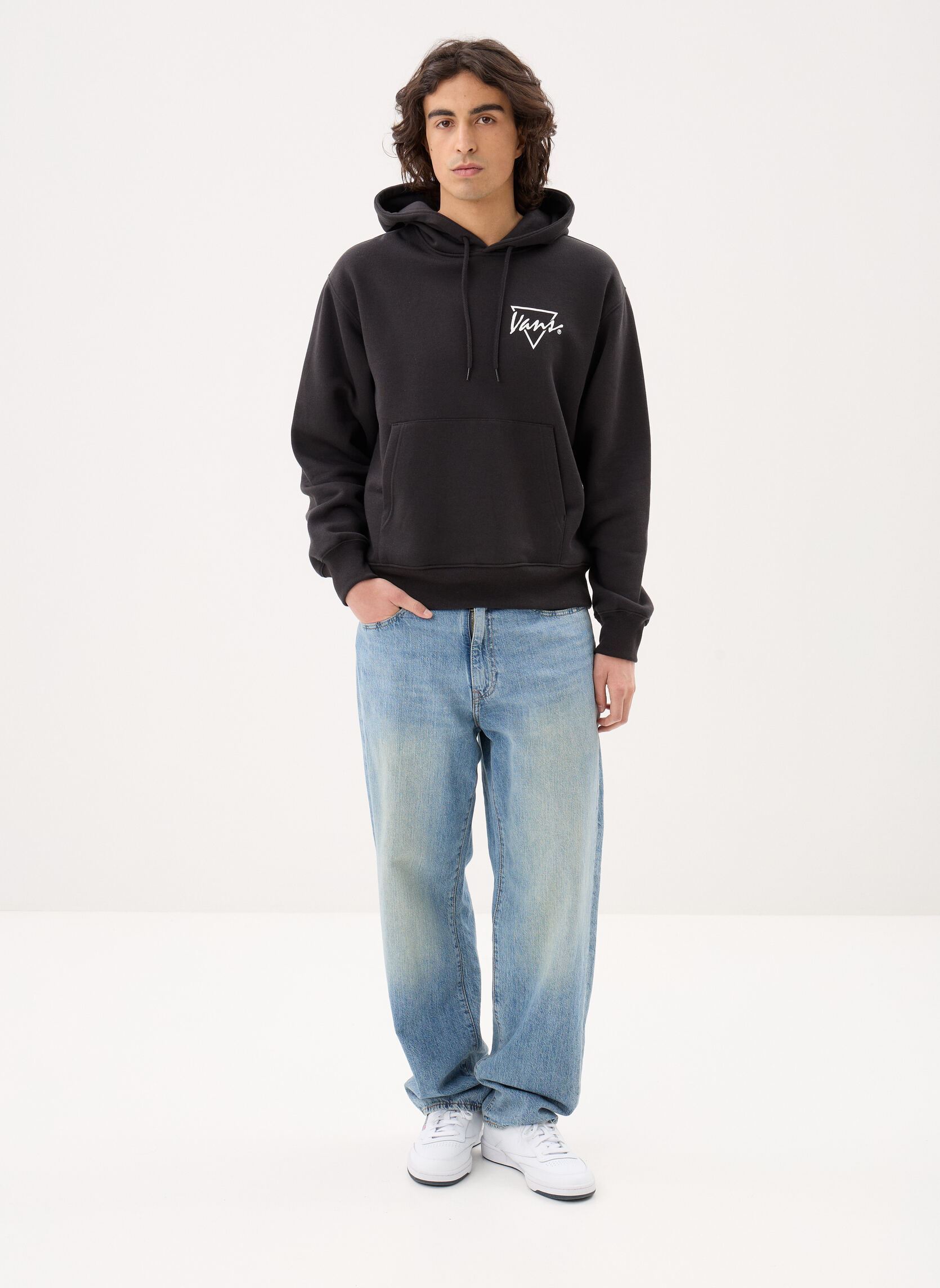Sweats à capuche Palm Drive Pullover homme noir Vans Sweats à capuche Palm Drive Pullover homme noir BLACK