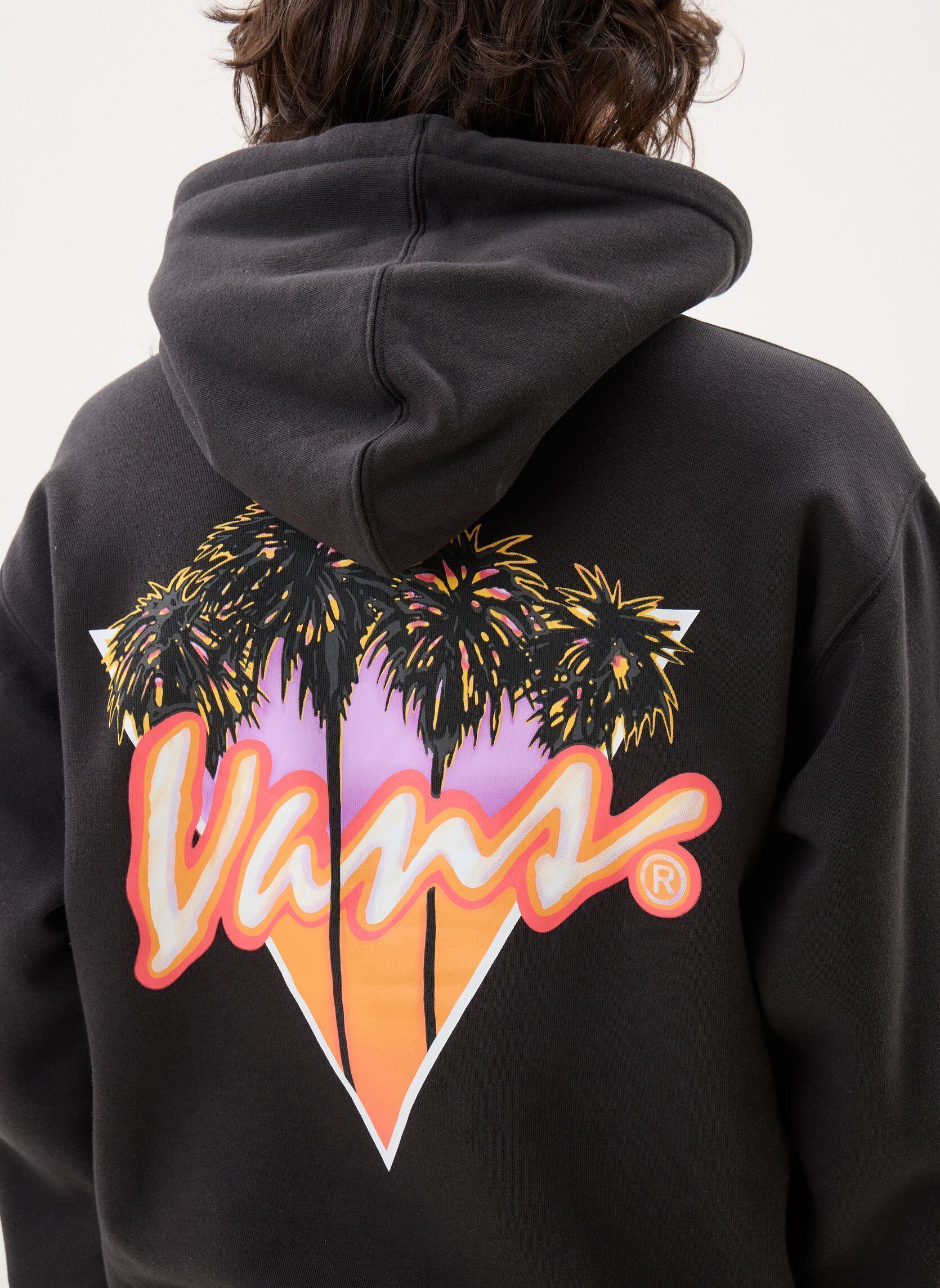 Sweats à capuche Palm Drive Pullover homme noir Vans Sweats à capuche Palm Drive Pullover homme noir BLACK