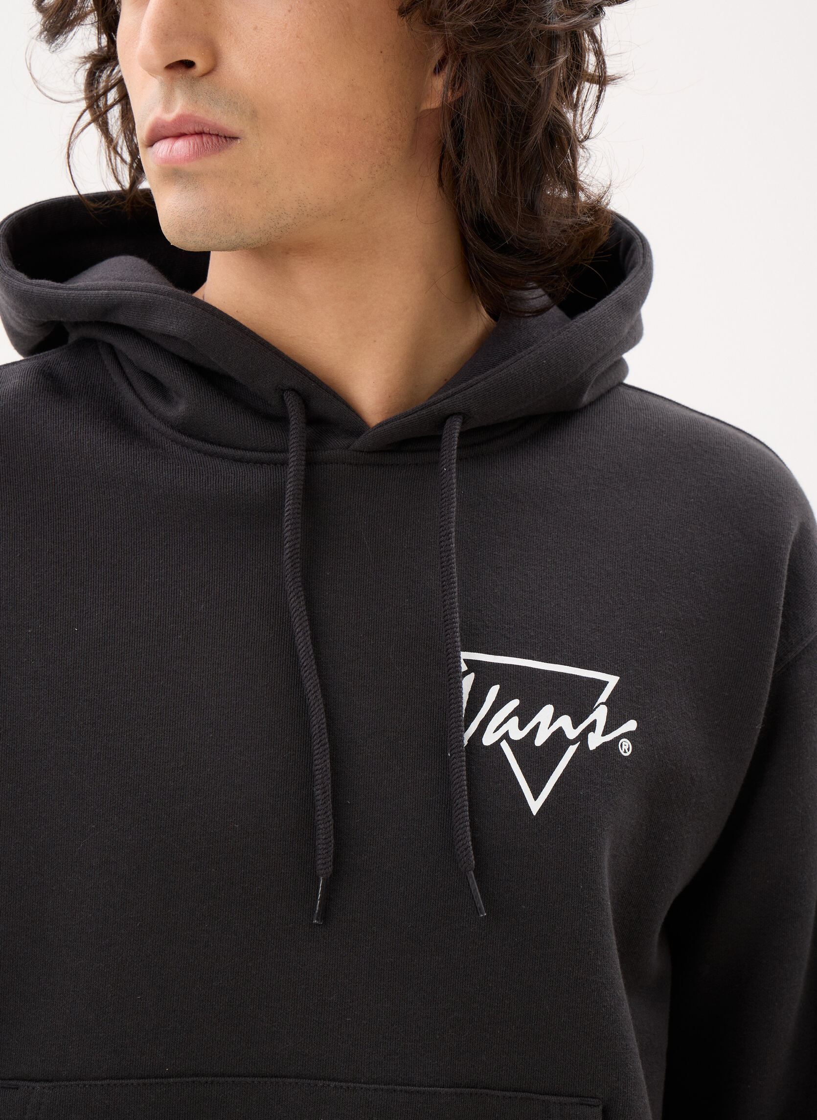 Sweats à capuche Palm Drive Pullover homme noir Vans Sweats à capuche Palm Drive Pullover homme noir BLACK