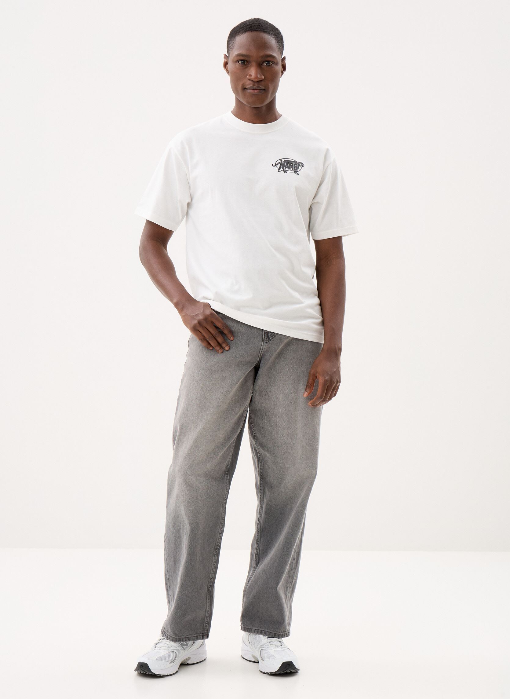 Tee-shirts manches courtes Awaken Tiger Ss Tee homme blanc Vans Tee-shirts manches courtes Awaken Tiger Ss Tee homme blanc WHITE