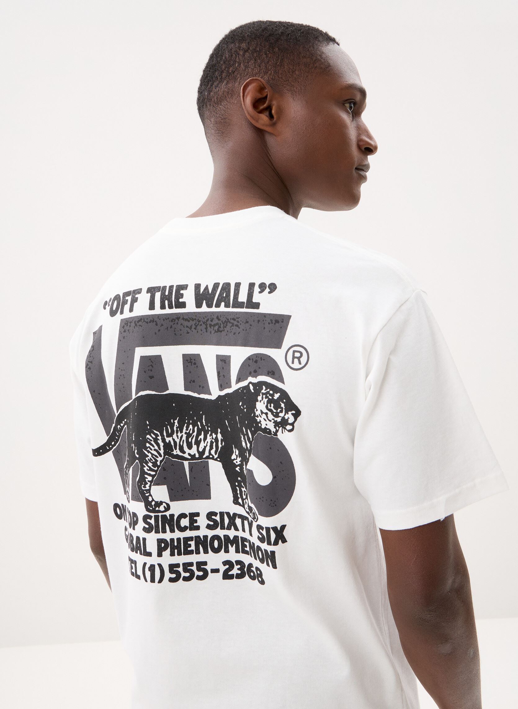 Tee-shirts manches courtes Awaken Tiger Ss Tee homme blanc Vans Tee-shirts manches courtes Awaken Tiger Ss Tee homme blanc WHITE