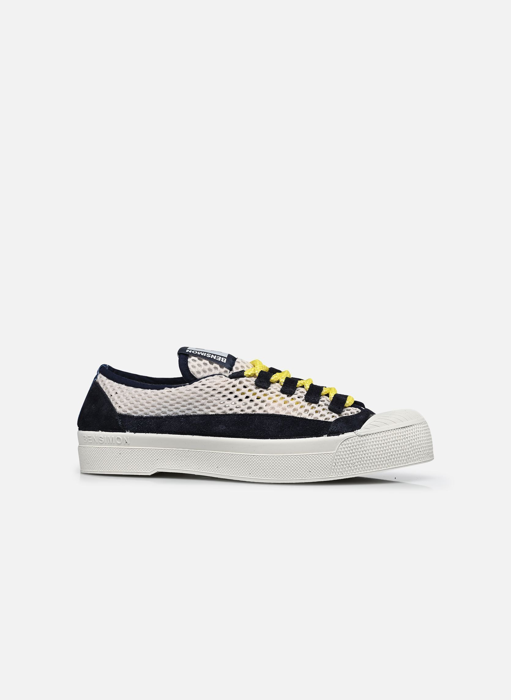 Baskets toile Pony Mesh femme beige Bensimon Baskets toile Pony Mesh femme beige BLANC MARINE