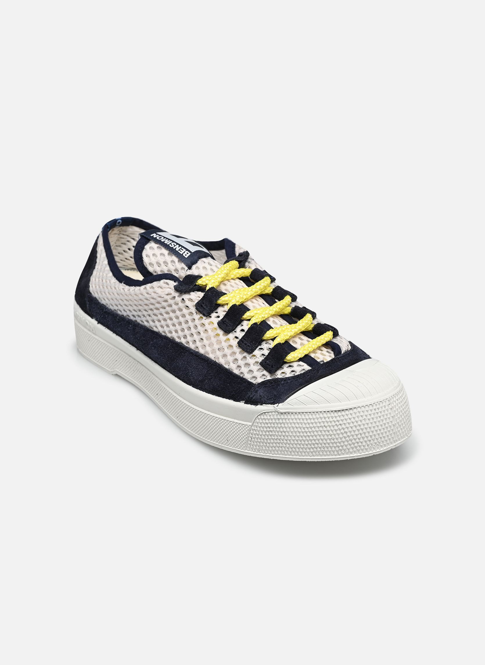 Baskets toile Pony Mesh femme beige Bensimon Baskets toile Pony Mesh femme beige BLANC MARINE