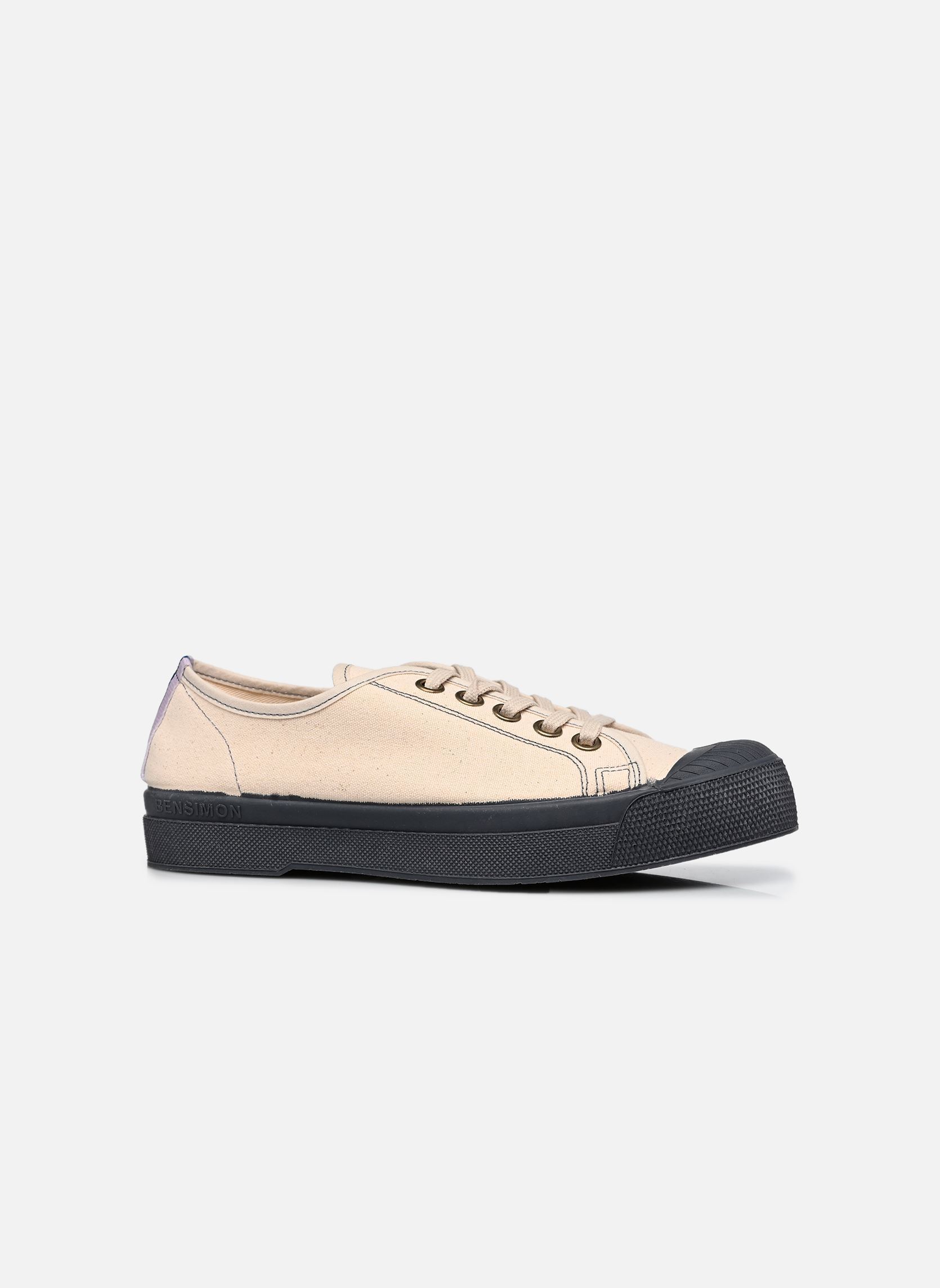 Baskets toile Romy Authentique femme blanc Bensimon Baskets toile Romy Authentique femme blanc ECRU