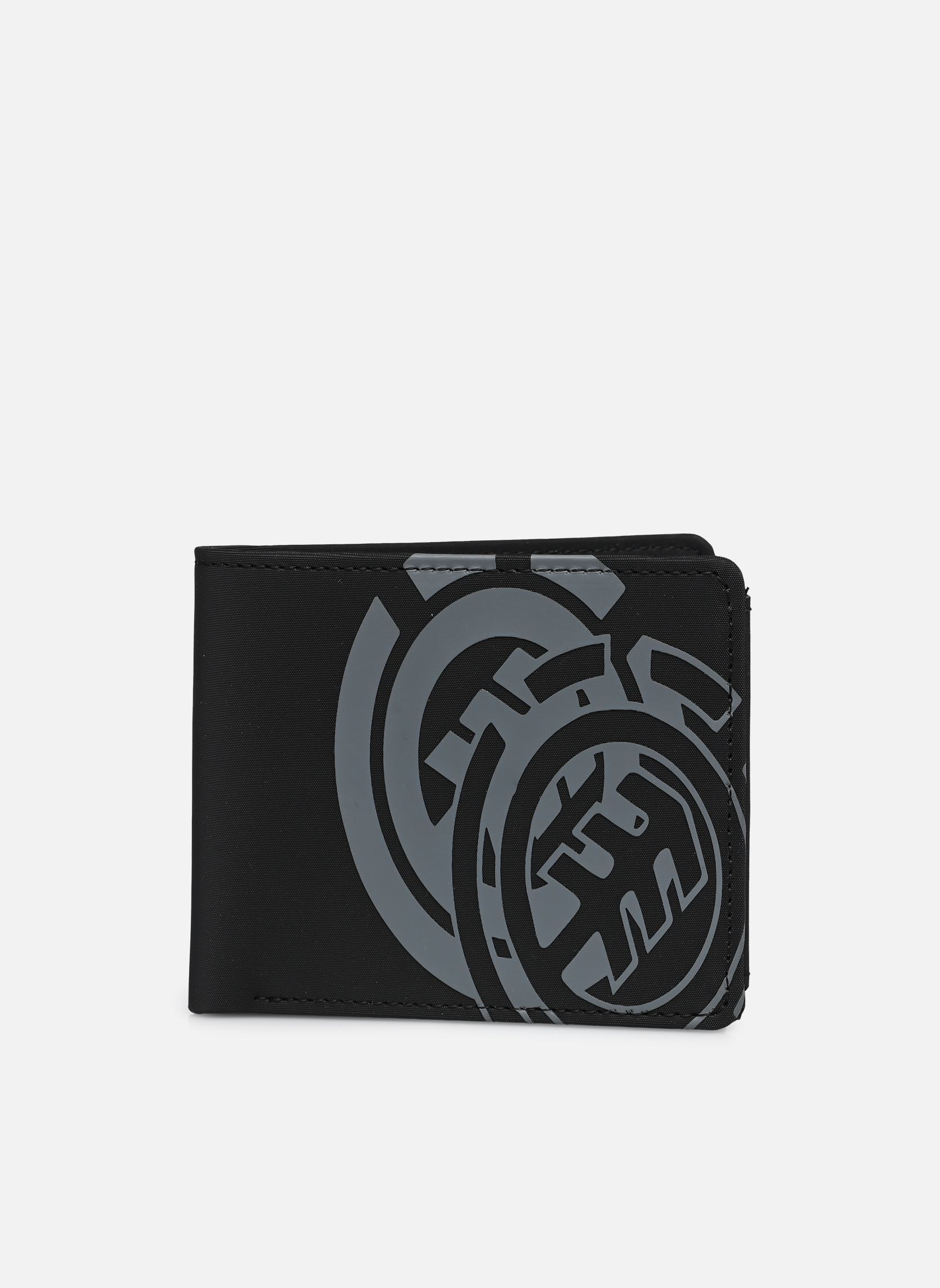Portefeuilles Double Icon Wallet Trifold homme noir Element Portefeuilles Double Icon Wallet Trifold homme noir FLINT BLACK