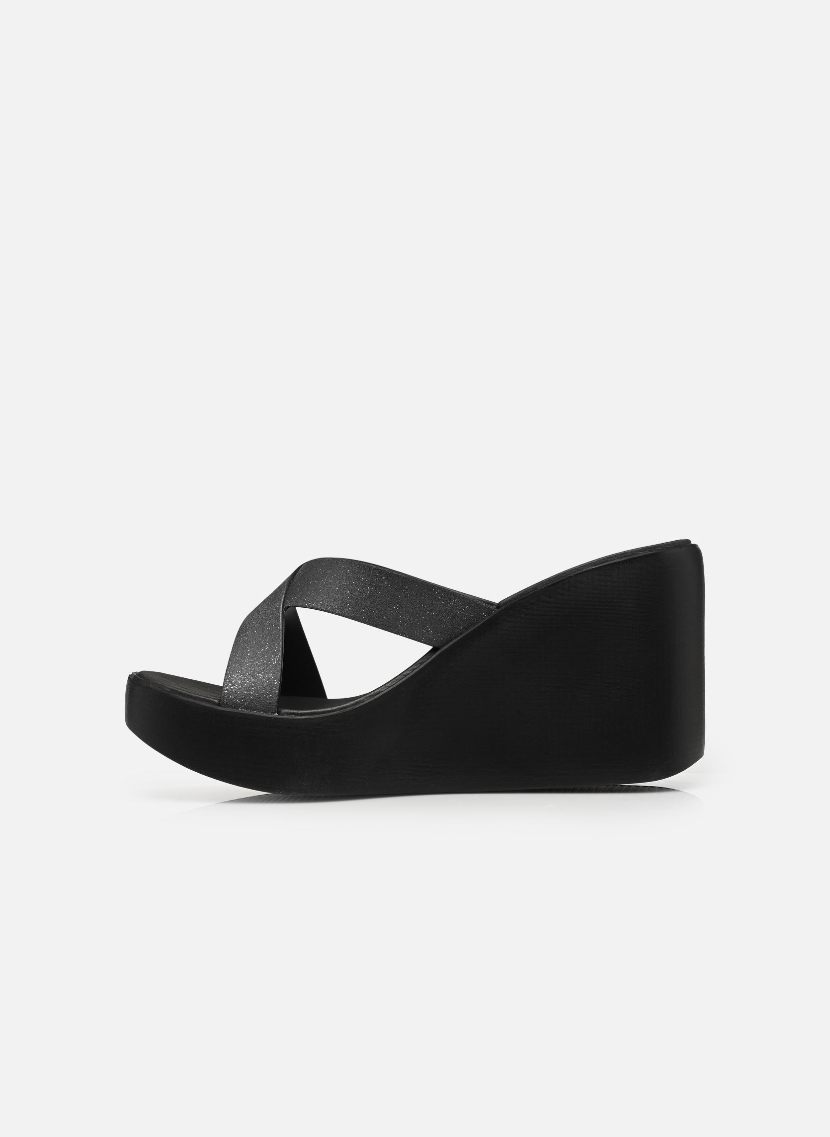 Sandales compensées et plateformes High Fashion Ii Slide Fem femme noir Ipanema Sandales compensées et plateformes High Fashion Ii Slide Fem femme noir Black/Glitter/Beige
