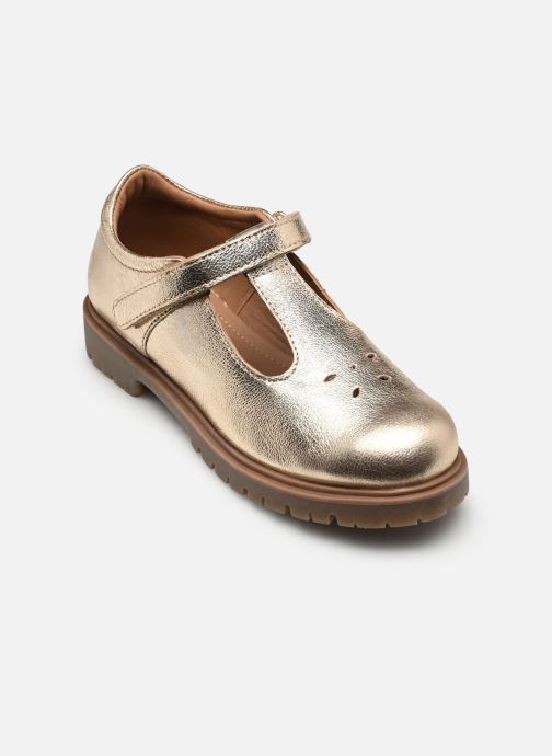 Rose et Martin Ballerines KELMA fille or et bronze