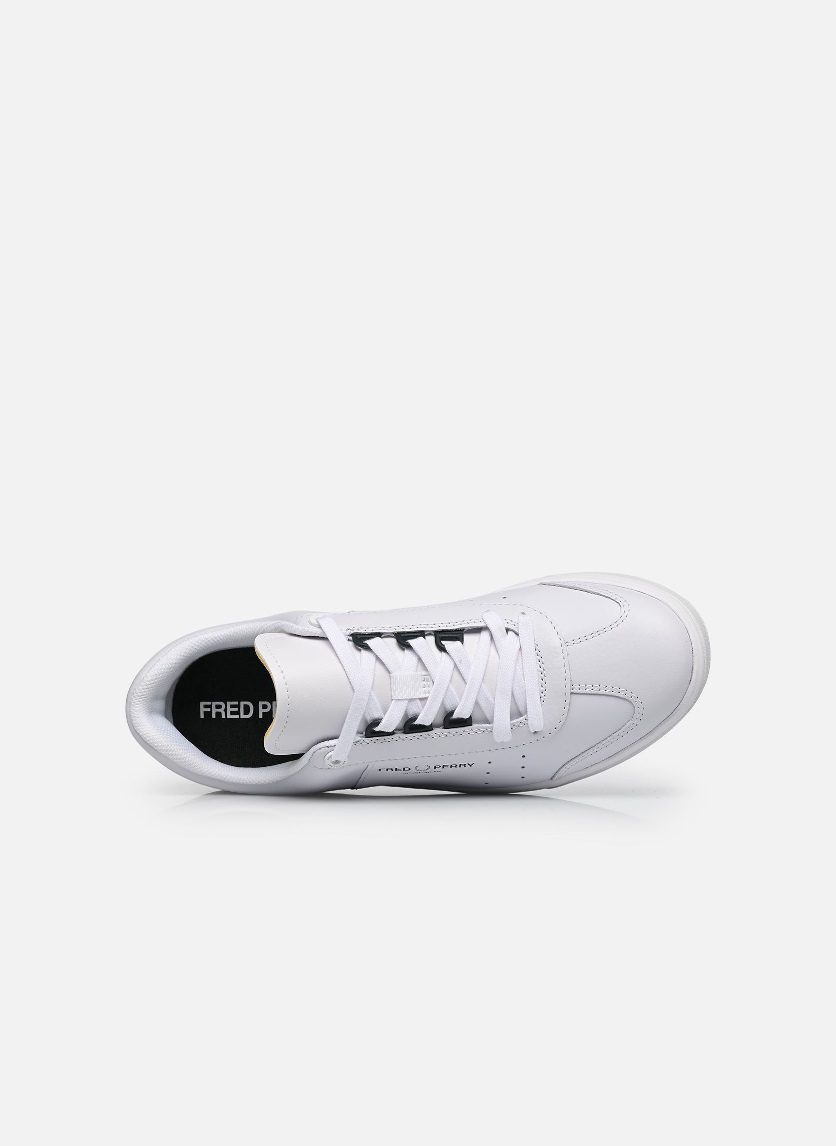 Niedrige Sneaker B302 Leather herren weiß Fred Perry Niedrige Sneaker B302 Leather herren weiß White