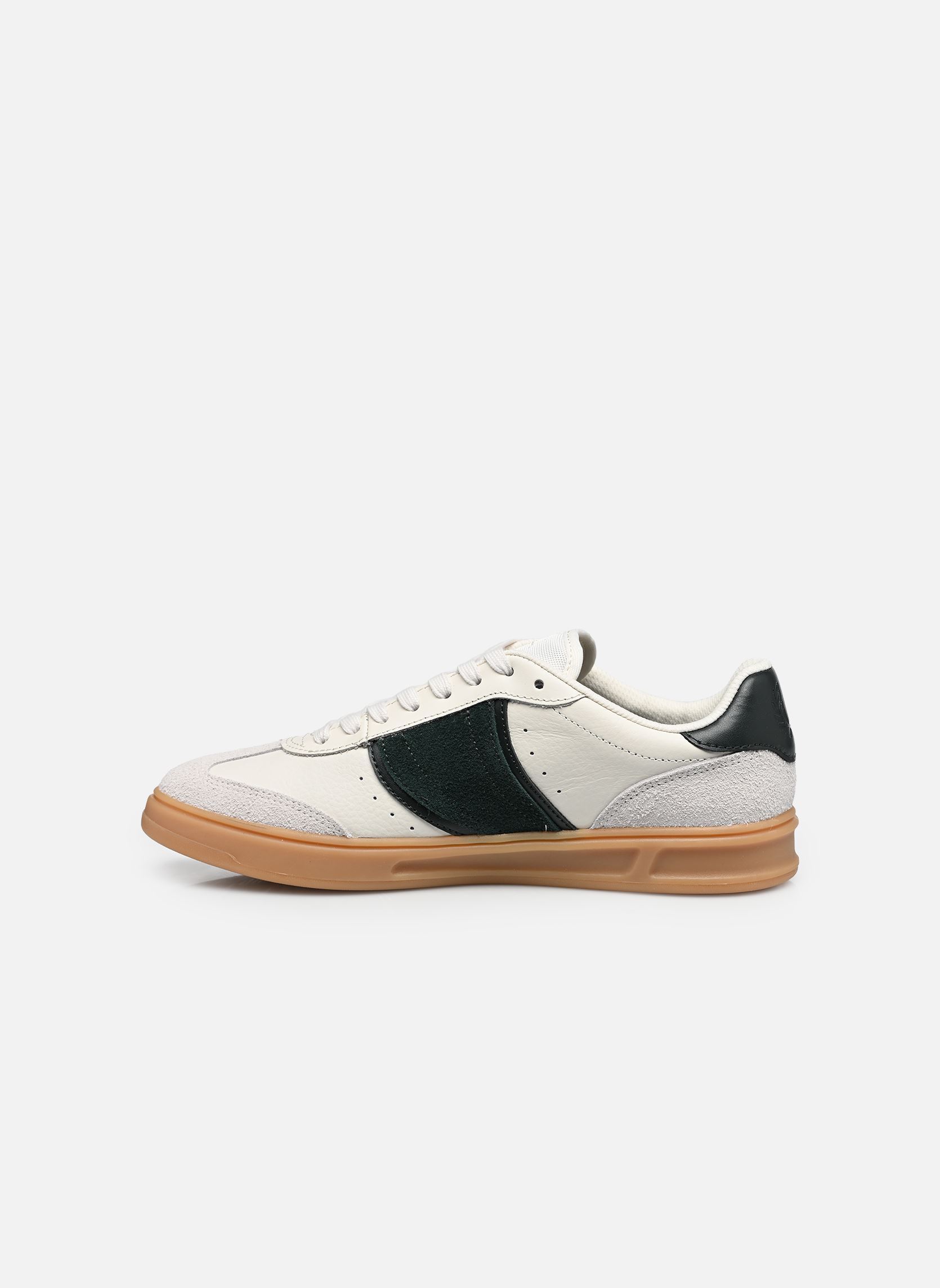 Baskets basses B4 Textured Leather / Suede homme blanc Fred Perry Baskets basses B4 Textured Leather / Suede homme blanc Light Ecru