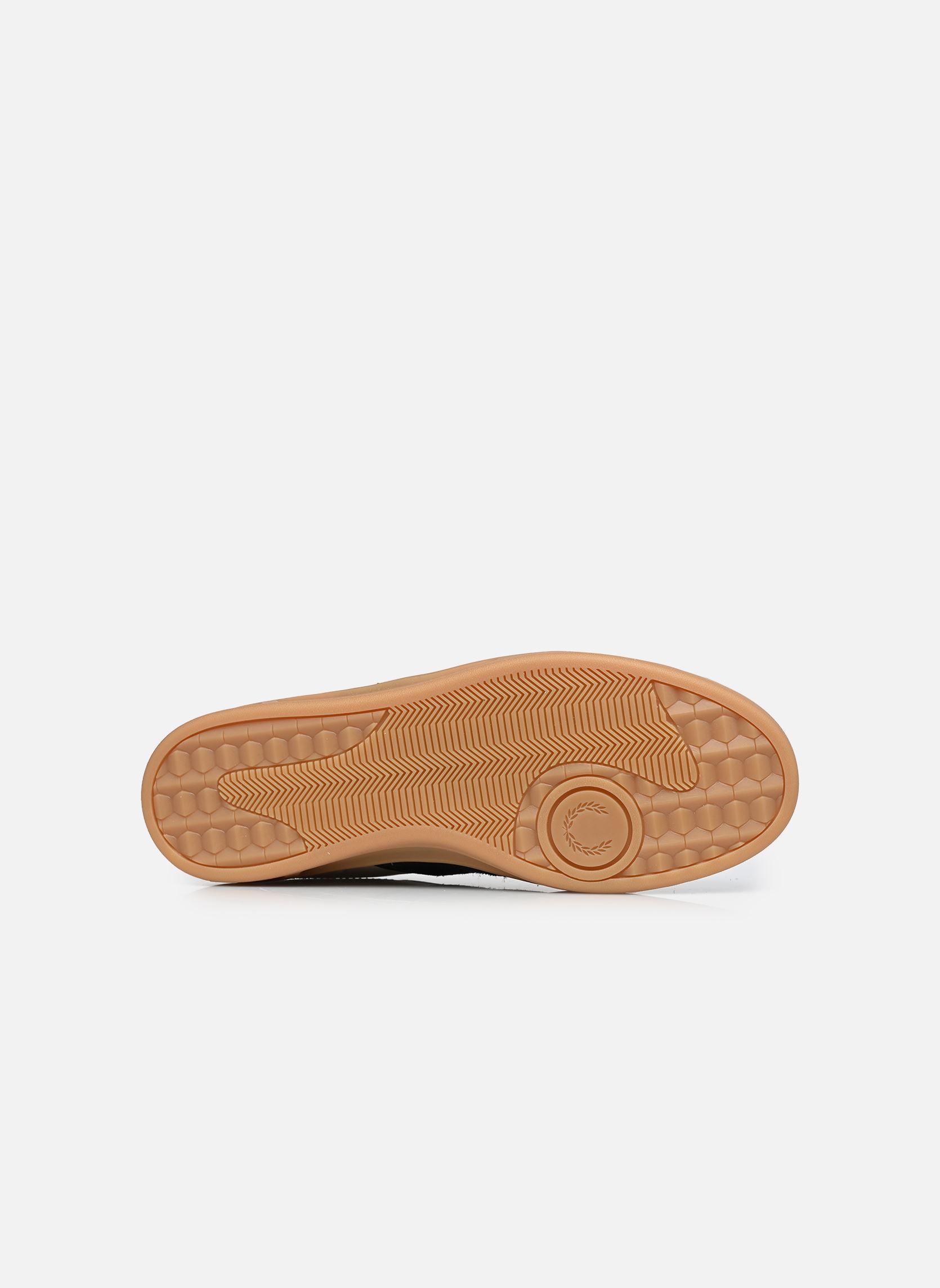 Baskets basses B4 Textured Leather / Suede homme blanc Fred Perry Baskets basses B4 Textured Leather / Suede homme blanc Light Ecru