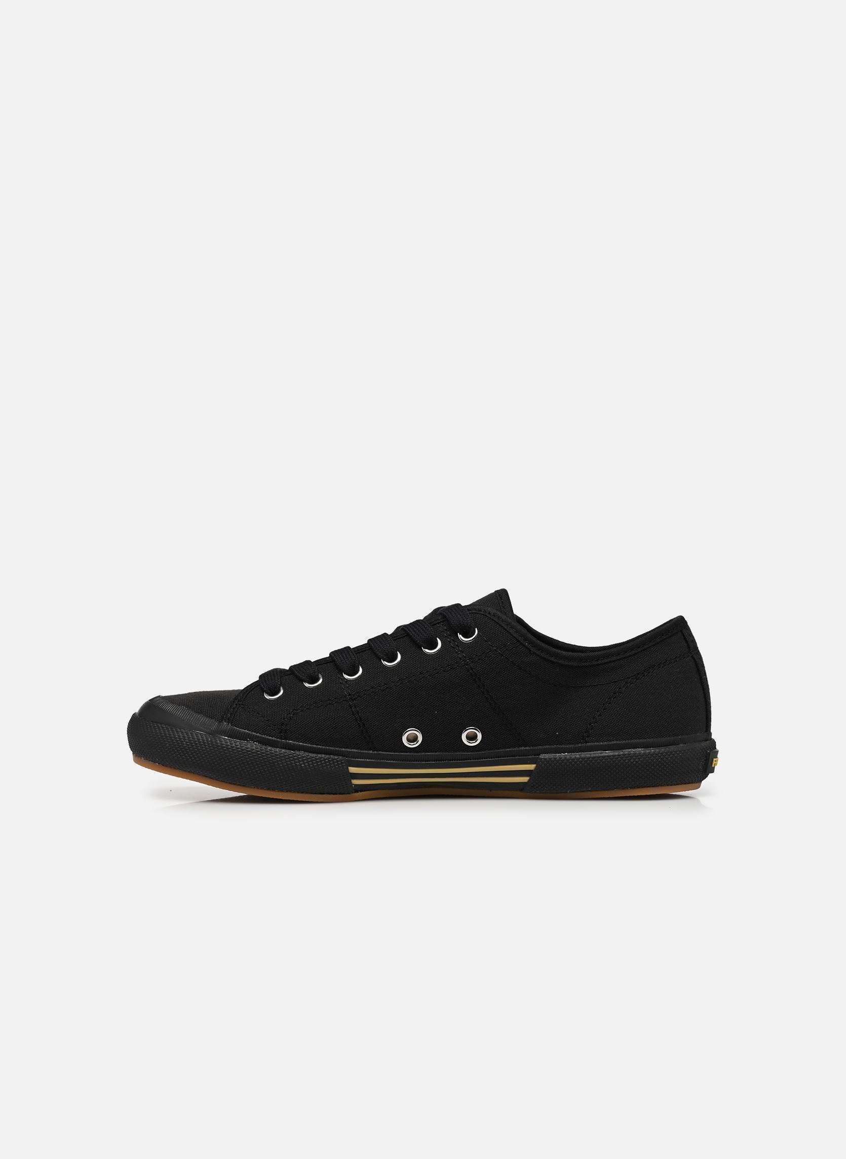 Lage sneakers B708 Vintage Tennis Canvas heren zwart Fred Perry Lage sneakers B708 Vintage Tennis Canvas heren zwart BLACK/CHAMPAGNE