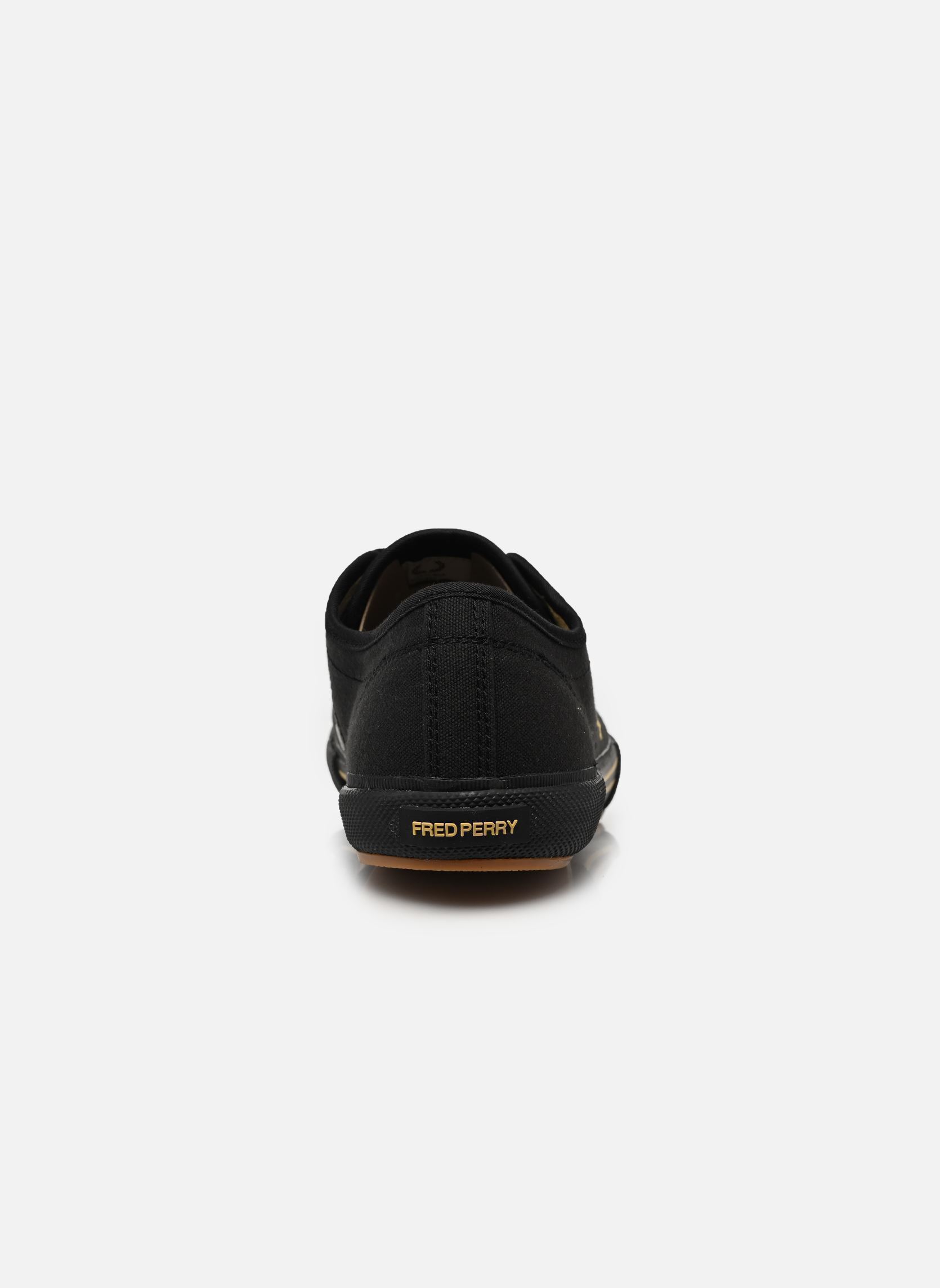 Lage sneakers B708 Vintage Tennis Canvas heren zwart Fred Perry Lage sneakers B708 Vintage Tennis Canvas heren zwart BLACK/CHAMPAGNE