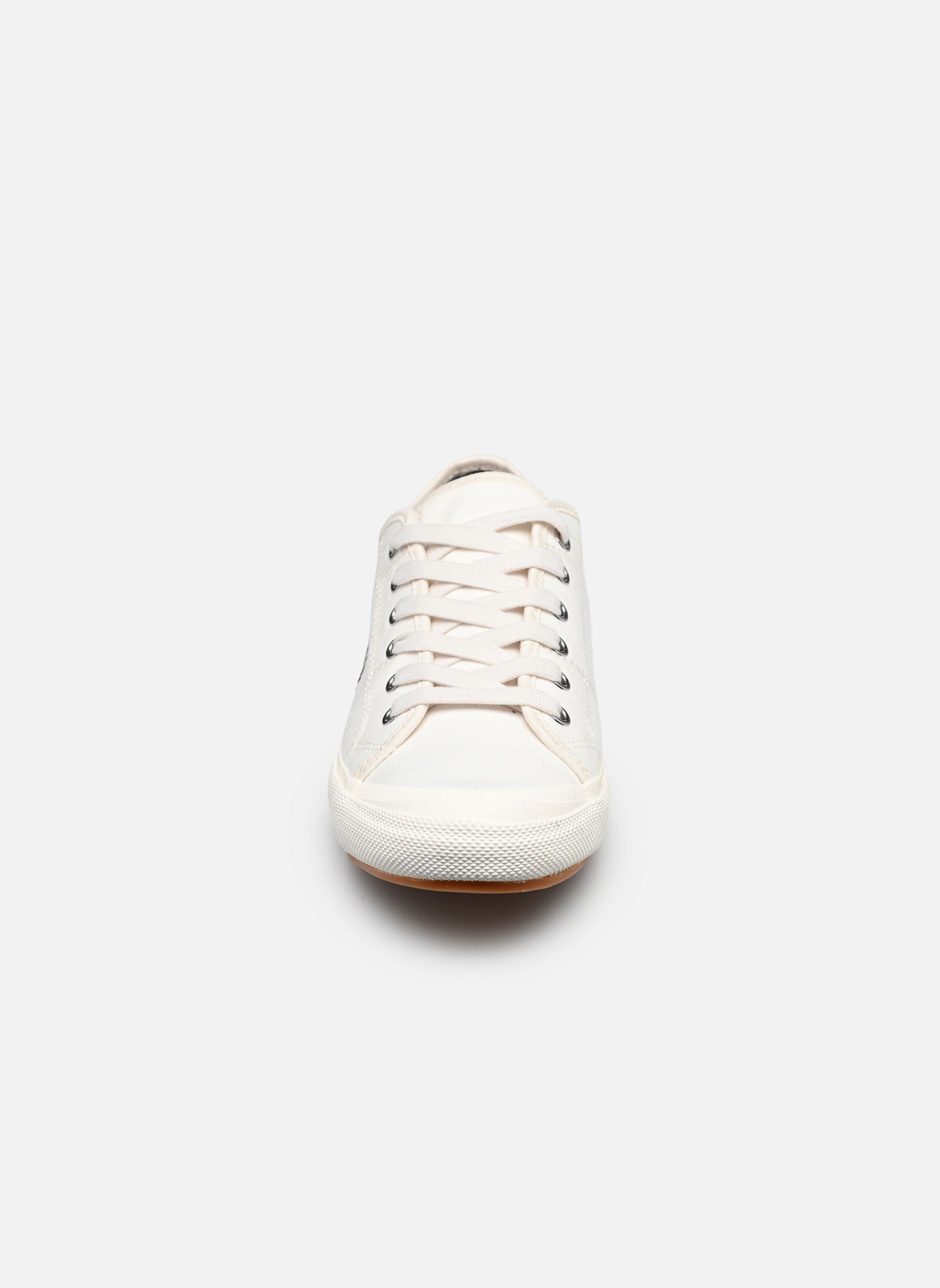 Niedrige Sneaker B708 Vintage Tennis Canvas herren weiß Fred Perry Niedrige Sneaker B708 Vintage Tennis Canvas herren weiß SNWHT/BRED/NVY