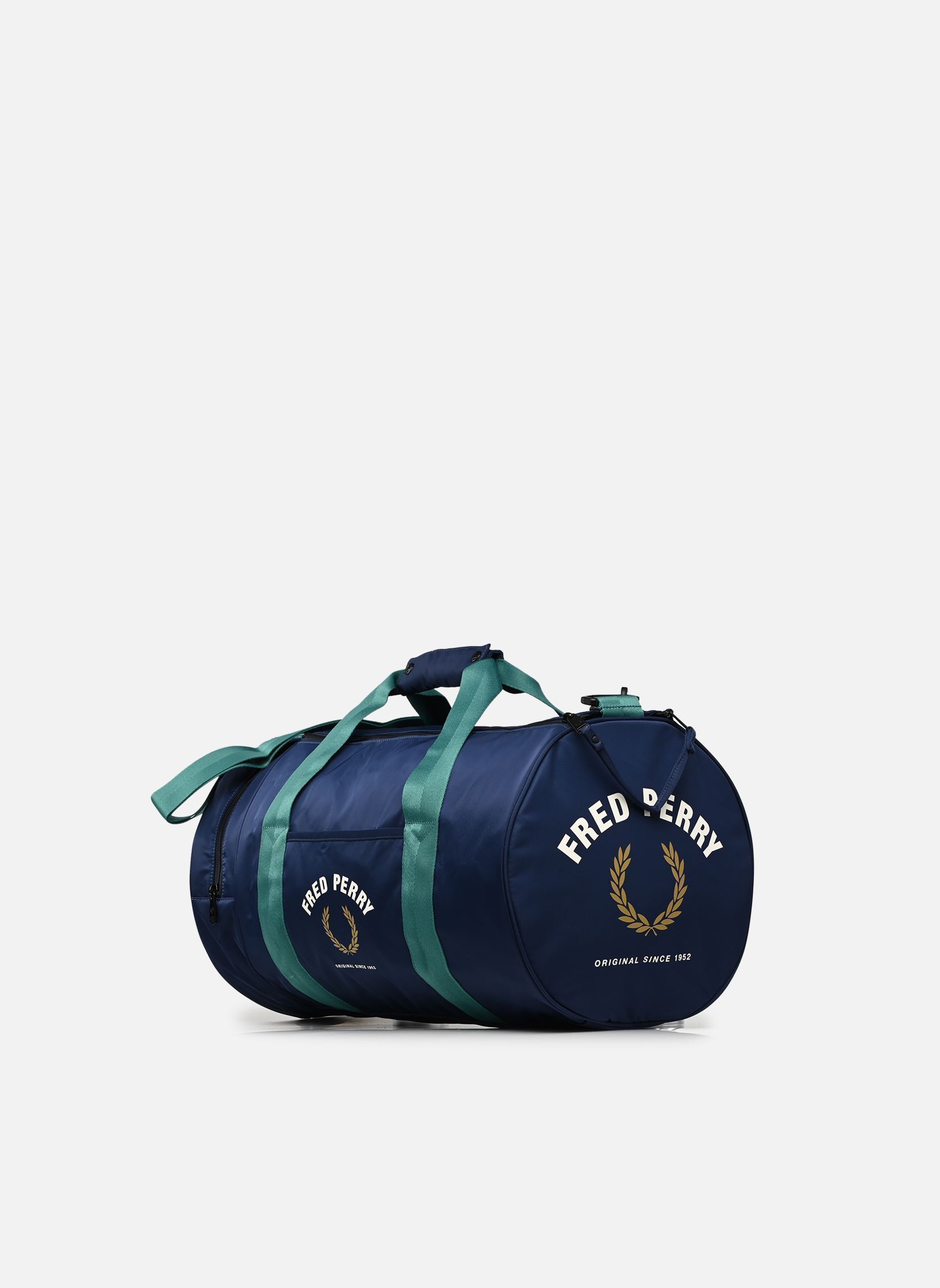 Sacs de voyage Sport Nylon Large Barrel Bag homme bleu Fred Perry Sacs de voyage Sport Nylon Large Barrel Bag homme bleu Tennis Blue