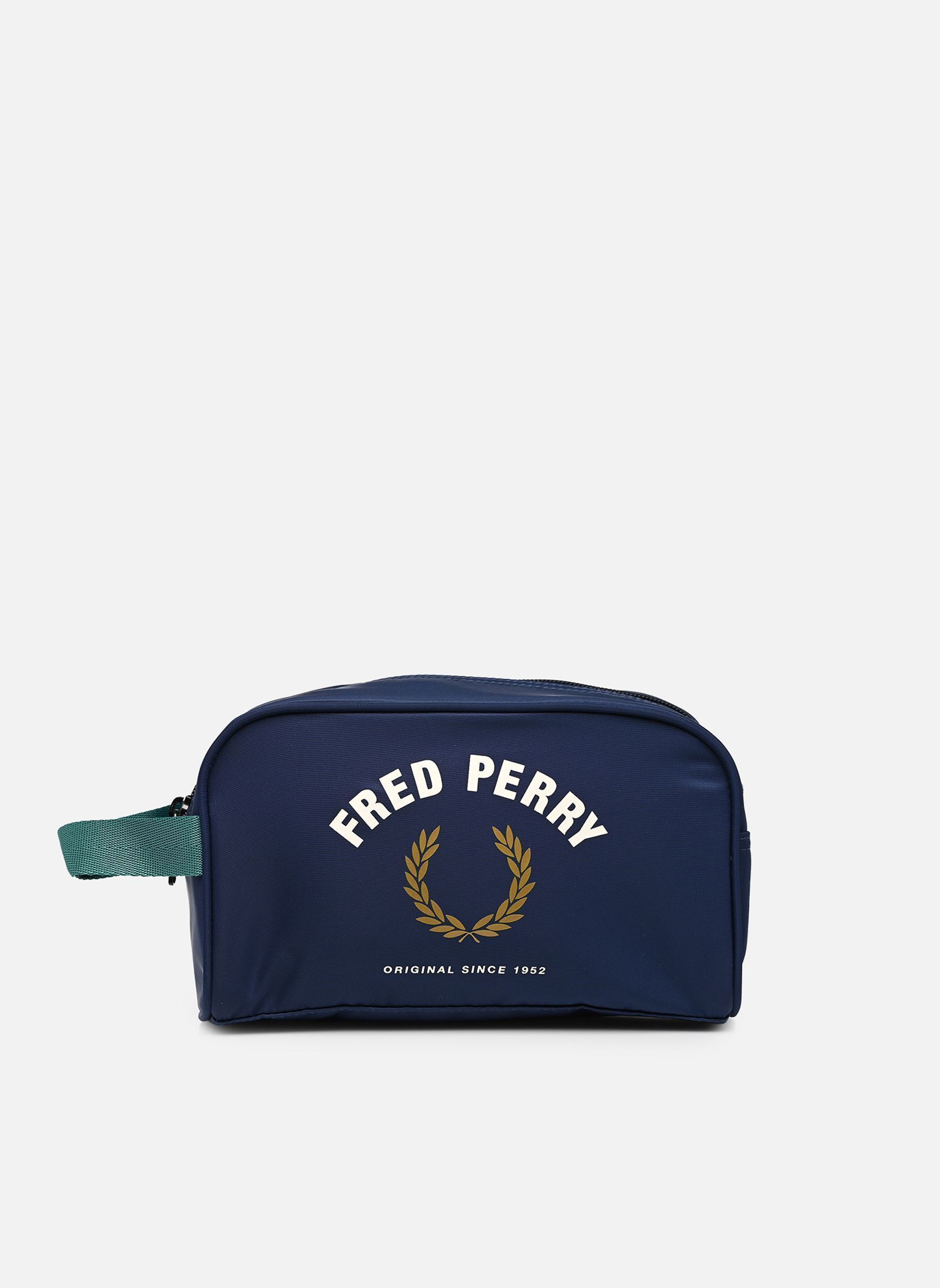 Toilettassen Sports Nylon Wash Bag heren blauw Fred Perry Toilettassen Sports Nylon Wash Bag heren blauw Tennis Blue