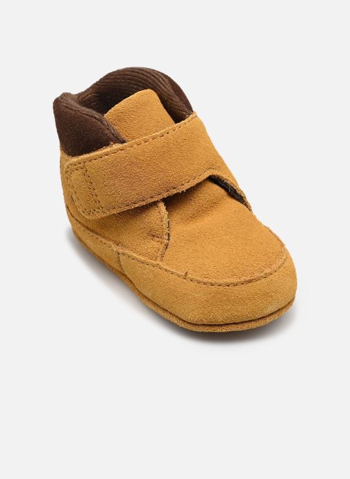 Timberland Stiefeletten / Ankle Boots Crib Bootie Mid Hook & Loop Boot 1 jungen braun