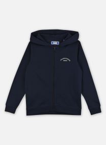 Kapuzenpullover Jjcollege Logo Sweat Zip Hood Jnr jungen blau