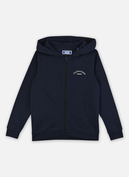 Jack & Jones Kapuzenpullover Jjcollege Logo Sweat Zip Hood Jnr jungen blau