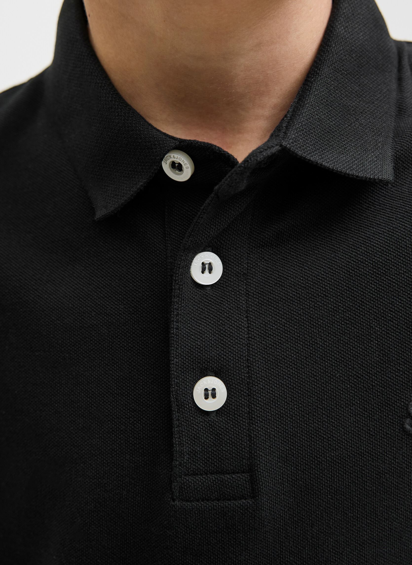 Polos Jjepaulos Polo Ss Noos Jnr garçon noir Jack & Jones Polos Jjepaulos Polo Ss Noos Jnr garçon noir BLACK