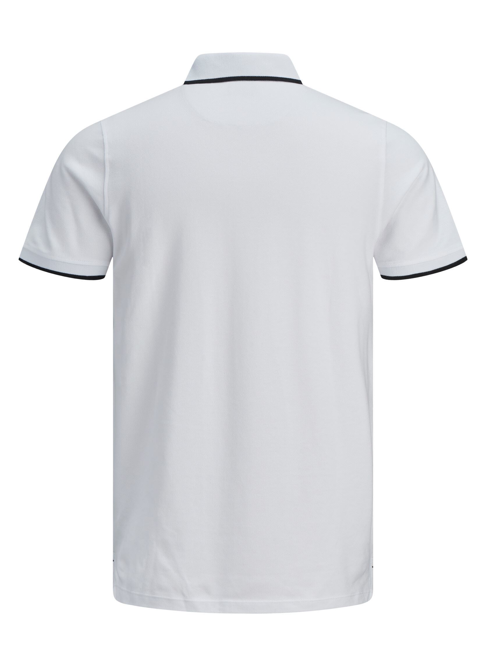 Poloshirts Jjepaulos Polo Ss Noos Jnr jungen weiß Jack & Jones Poloshirts Jjepaulos Polo Ss Noos Jnr jungen weiß WHITE
