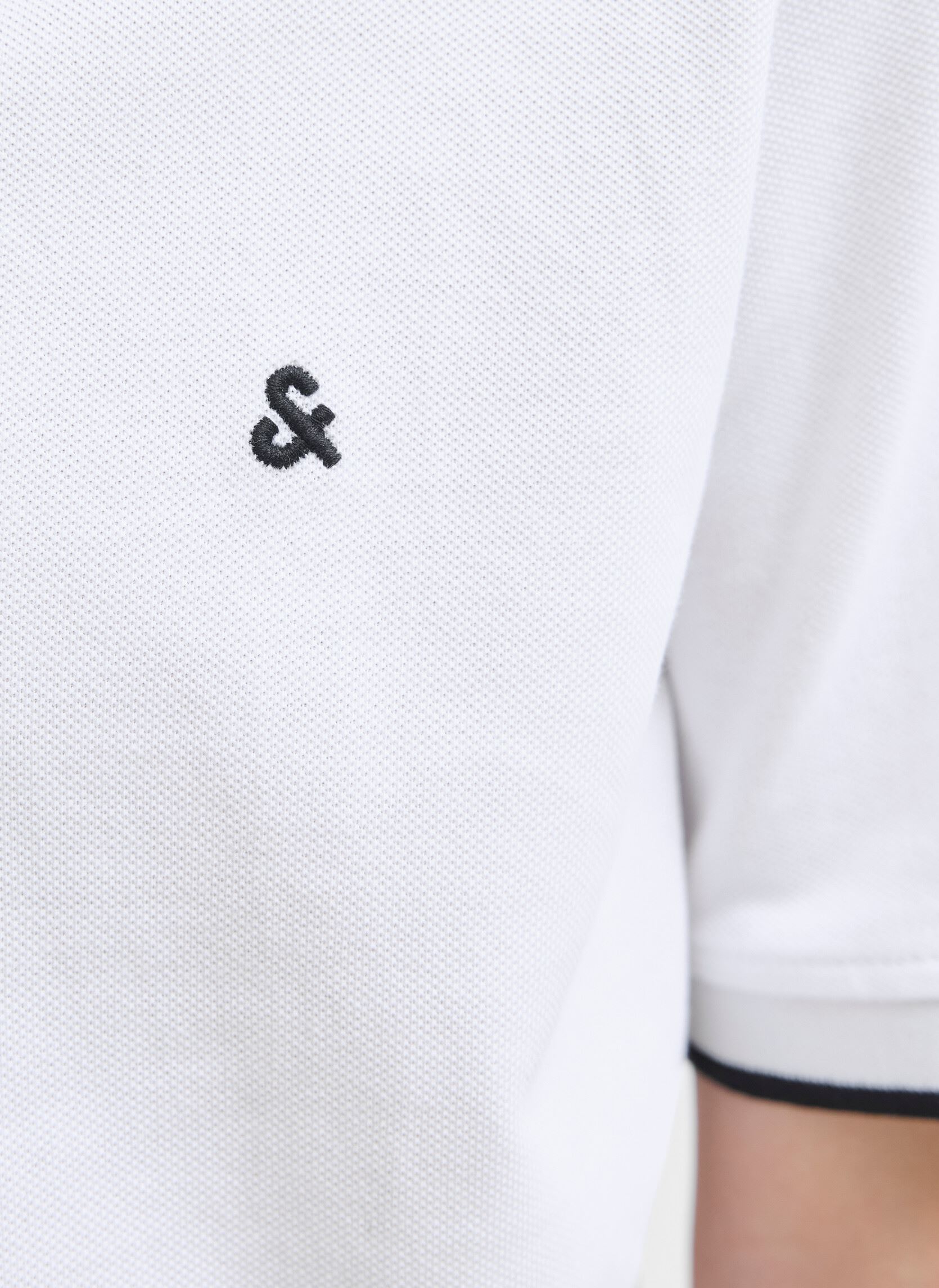Poloshirts Jjepaulos Polo Ss Noos Jnr jungen weiß Jack & Jones Poloshirts Jjepaulos Polo Ss Noos Jnr jungen weiß WHITE