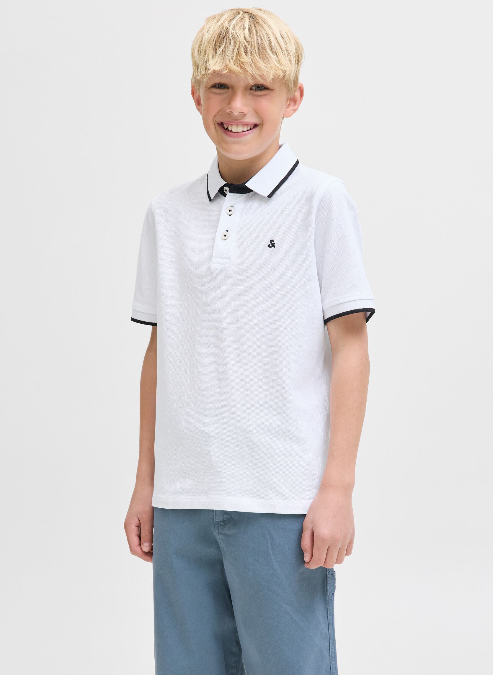 Vêtements Jack & Jones Jjepaulos Polo Ss Noos Jnr pour
