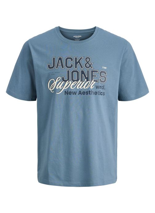 Jack & Jones Kurzarm-T-Shirts Jjelogo Tee Ss O-Neck 2 Col Ss26 Sn Jnr jungen blau