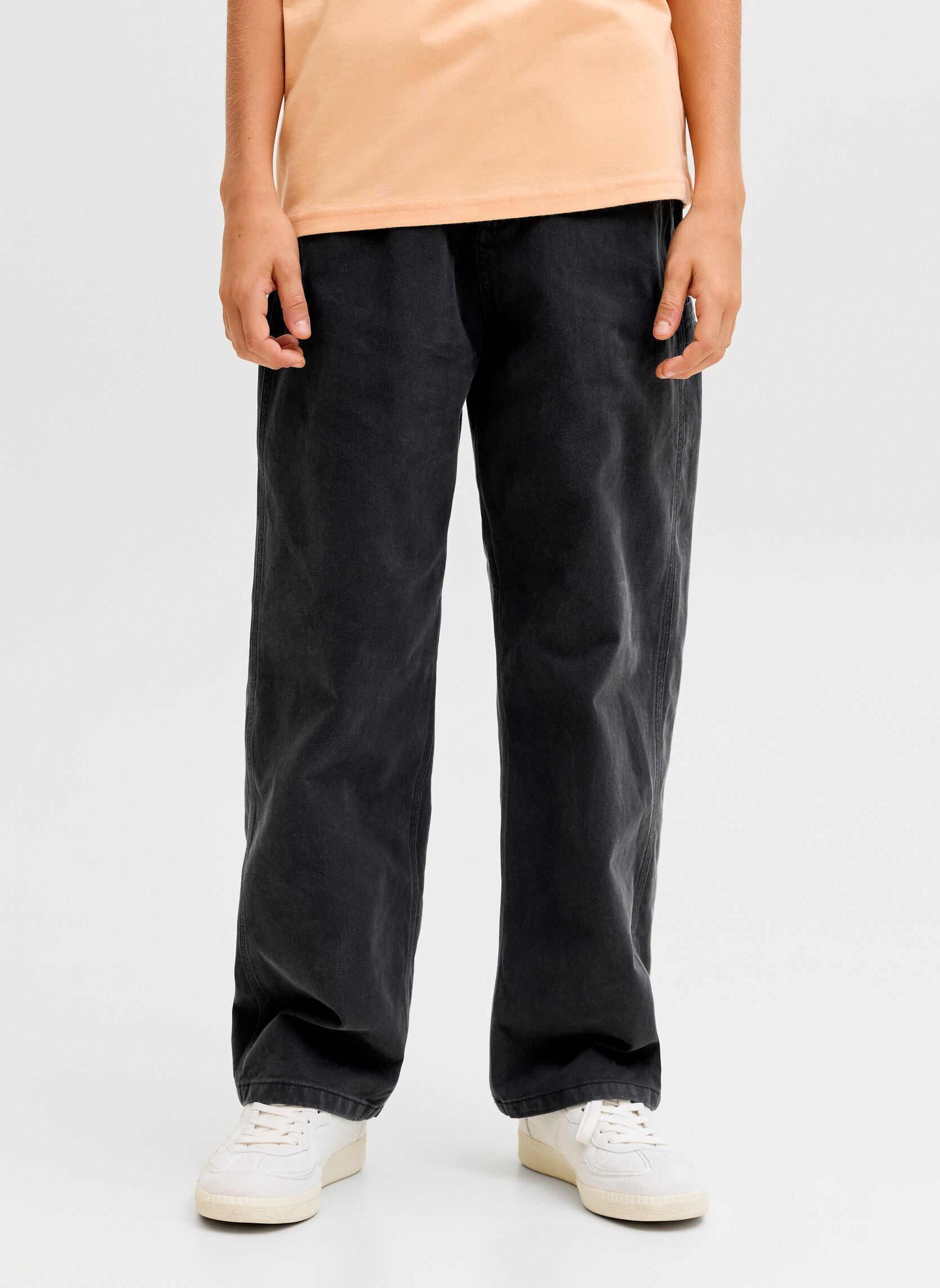 Pantaloni Jpstalex Raye Worker Pant Sn Jnr bambino nero Jack & Jones Pantaloni Jpstalex Raye Worker Pant Sn Jnr bambino nero Tap Shoe