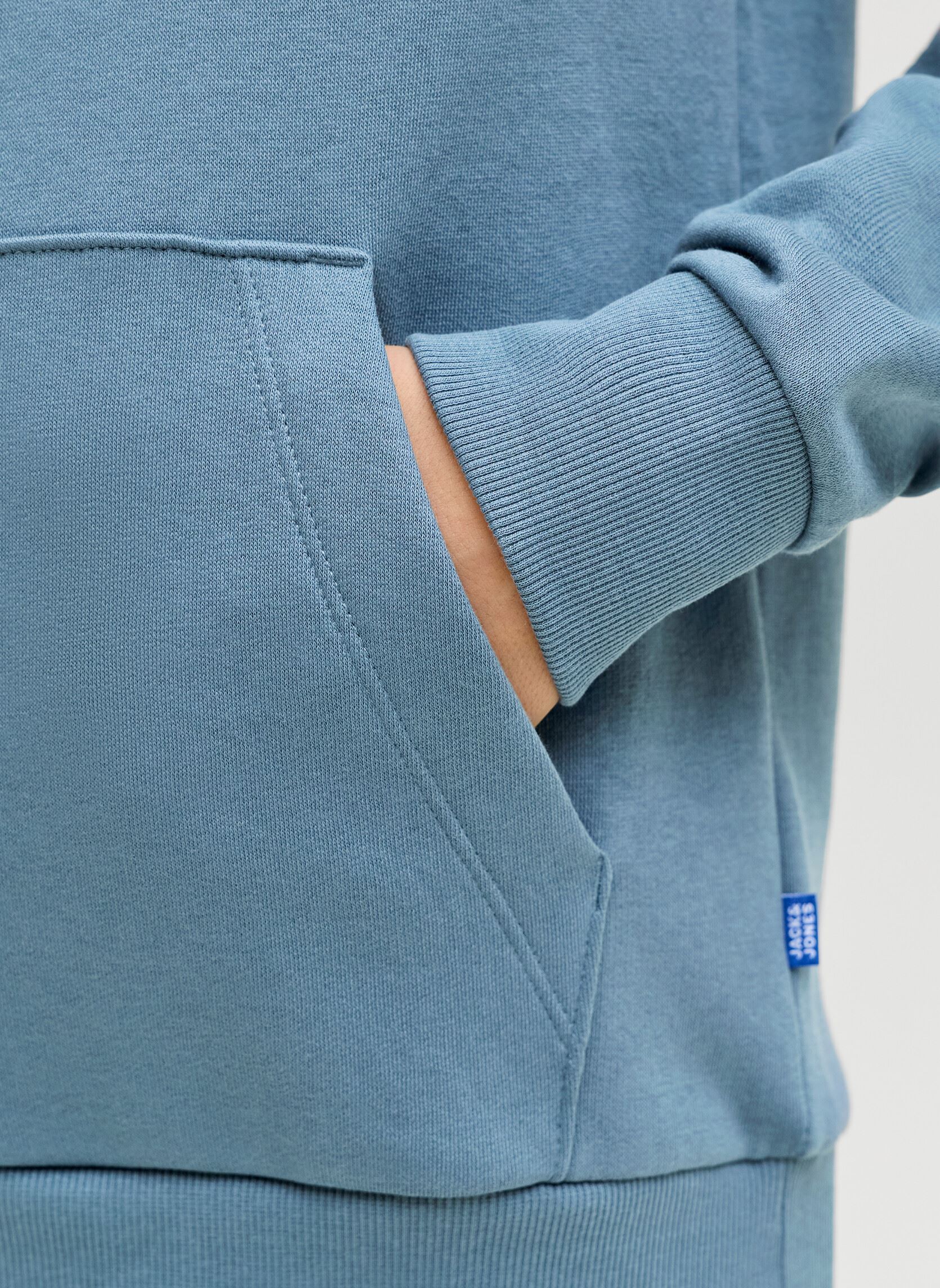 Sweats à capuche Jjcorp Graphic Sweat Hood Jnr garçon bleu Jack & Jones Sweats à capuche Jjcorp Graphic Sweat Hood Jnr garçon bleu BLUE MIRAGE