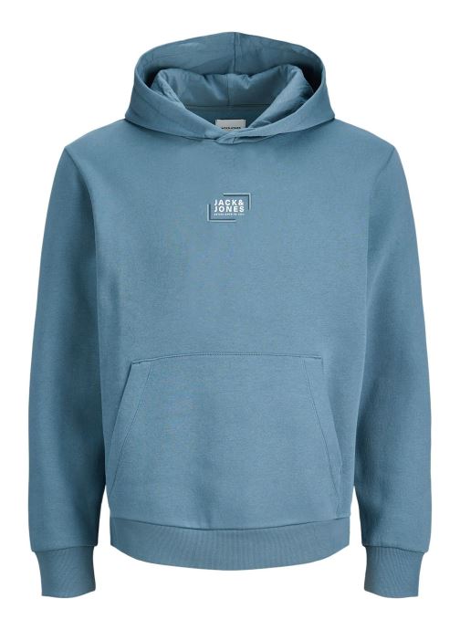 Jack & Jones Kapuzenpullover Jjcorp Graphic Sweat Hood Jnr jungen blau