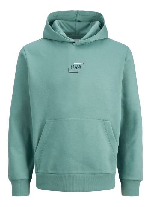 Jack & Jones Kapuzenpullover Jjcorp Graphic Sweat Hood Jnr jungen blau