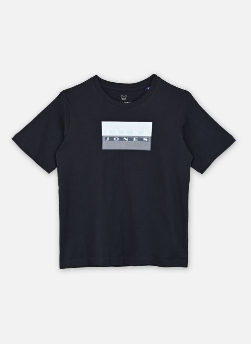 Jack & Jones Kurzarm-T-Shirts Jcofusion Dots Print Tee Ss Cn Sn Jnr jungen schwarz