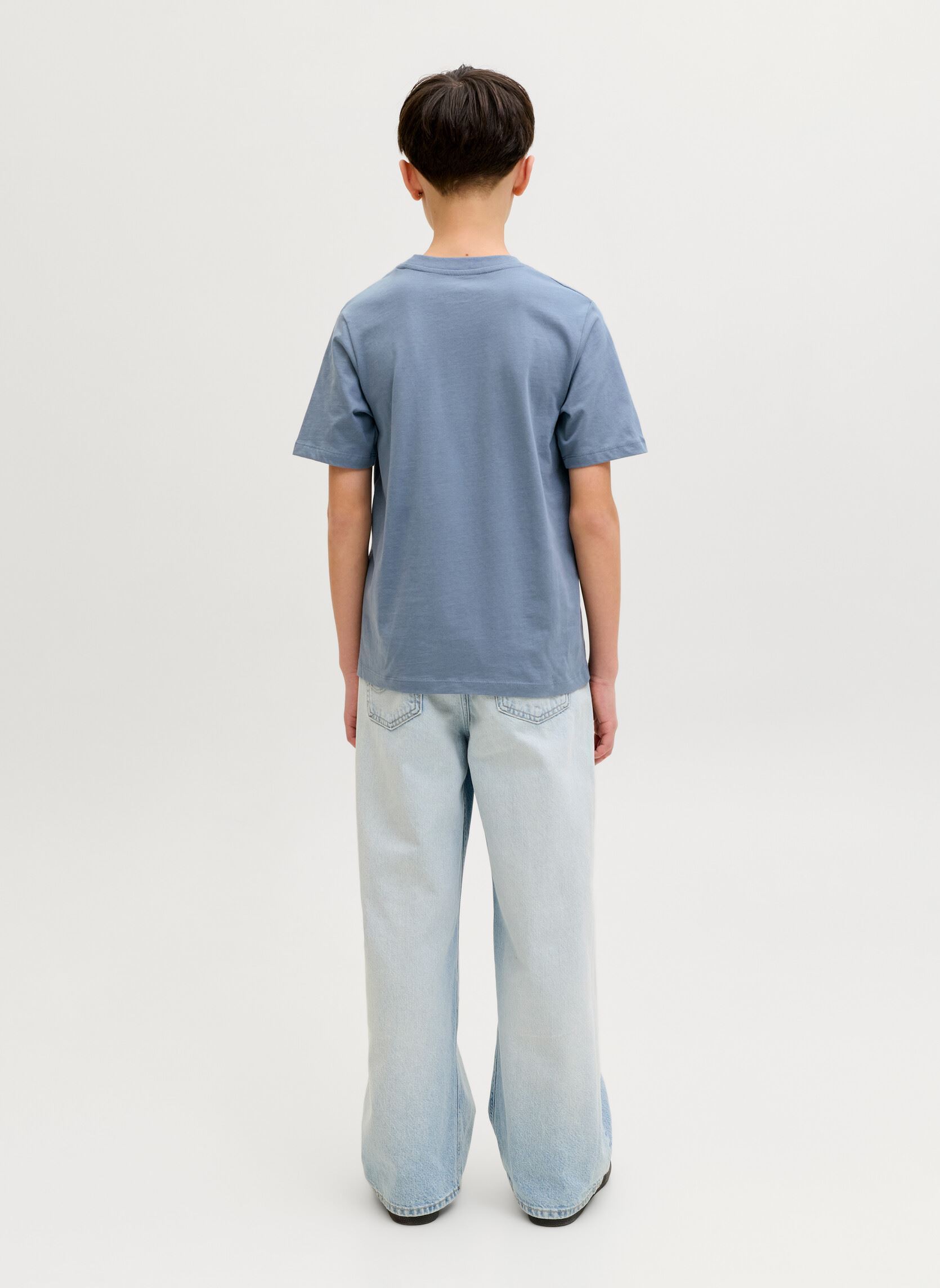 Kurzarm-T-Shirts Jjearchive Graphic Tee Ss Oneck Noos Jnr jungen blau Jack & Jones Kurzarm-T-Shirts Jjearchive Graphic Tee Ss Oneck Noos Jnr jungen blau BLUE MIRAGE