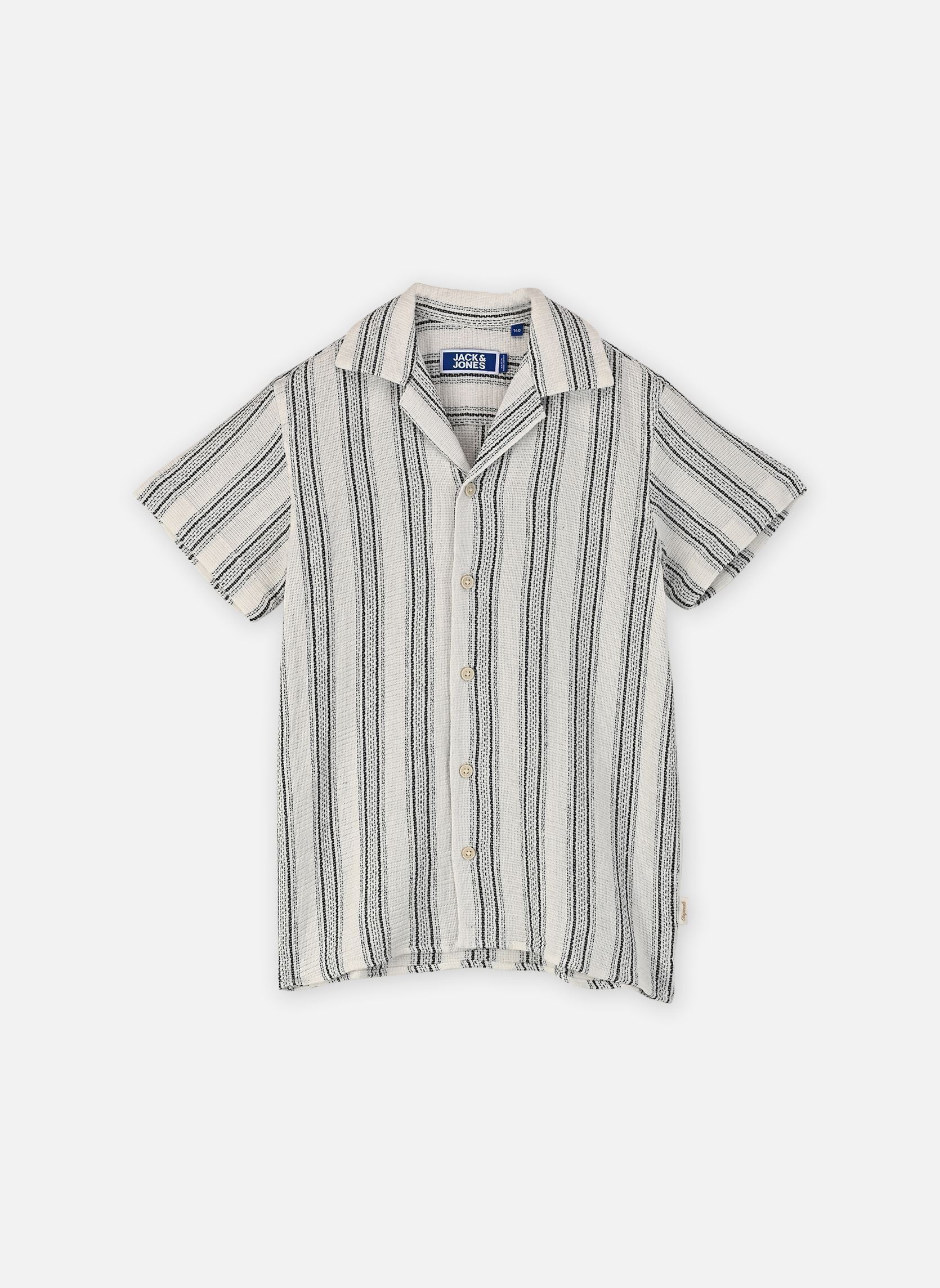 Chemises Jorcoba Stripe Resort Shirt Ss Sn Jnr garçon blanc Jack & Jones Chemises Jorcoba Stripe Resort Shirt Ss Sn Jnr garçon blanc CLOUD DANCER