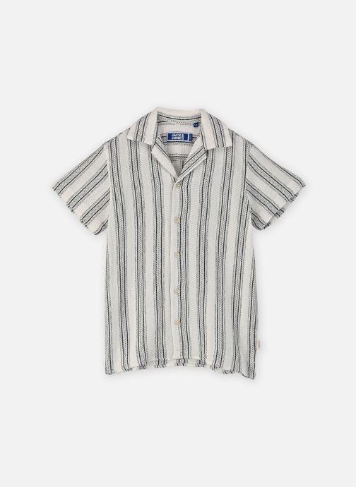Jack & Jones Chemises Jorcoba Stripe Resort Shirt Ss Sn Jnr garçon blanc