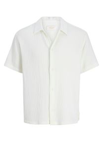 Kurzarm-Hemden Jornantucket Double Cloth Shirt Ss Jnr jungen weiß Jack & Jones Kurzarm-Hemden Jornantucket Double Cloth Shirt Ss Jnr jungen weiß CLOUD DANCER