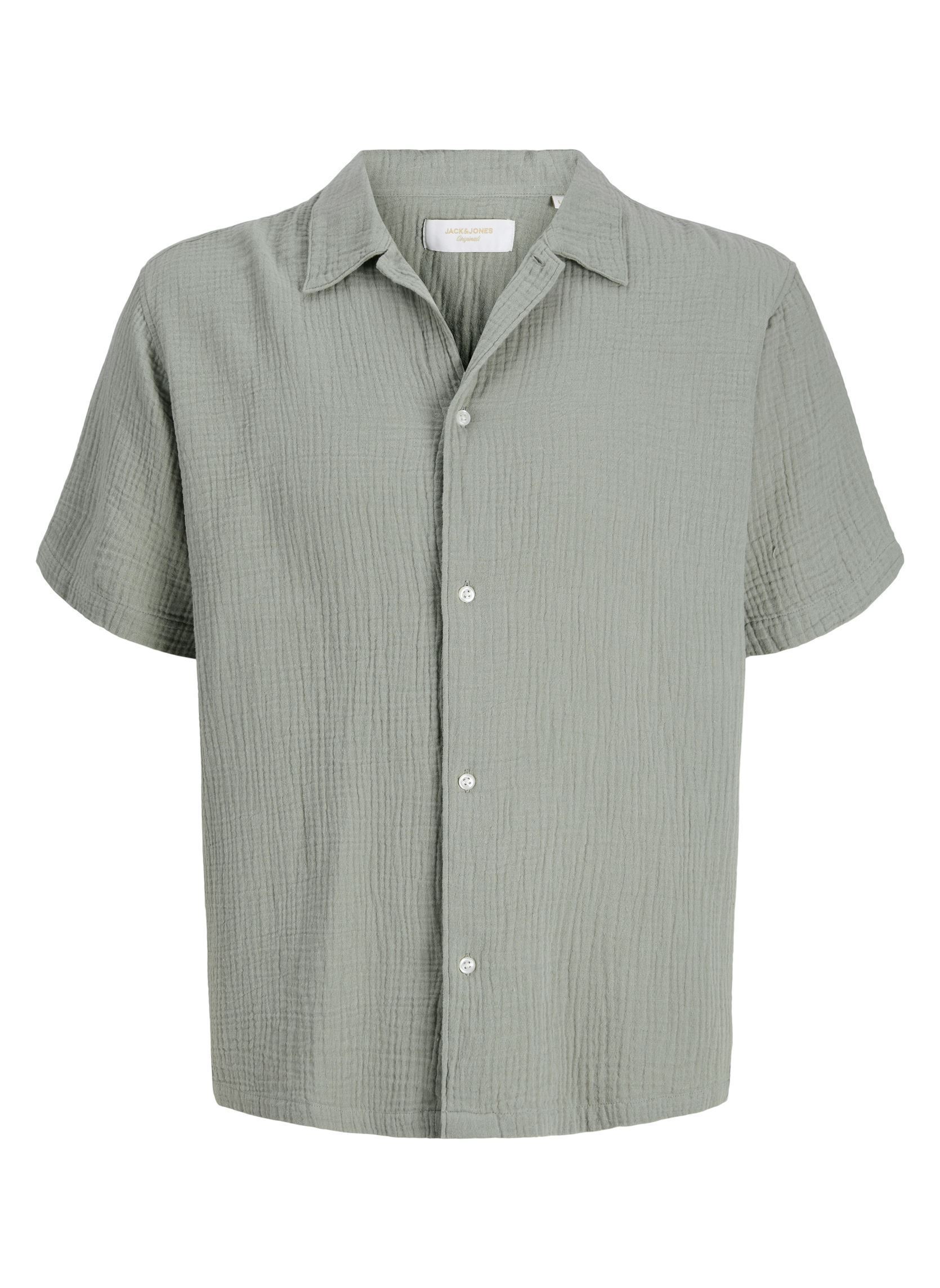 Vêtements Jack & Jones Jornantucket Double Cloth Shirt Ss Jnr pour - vue 1