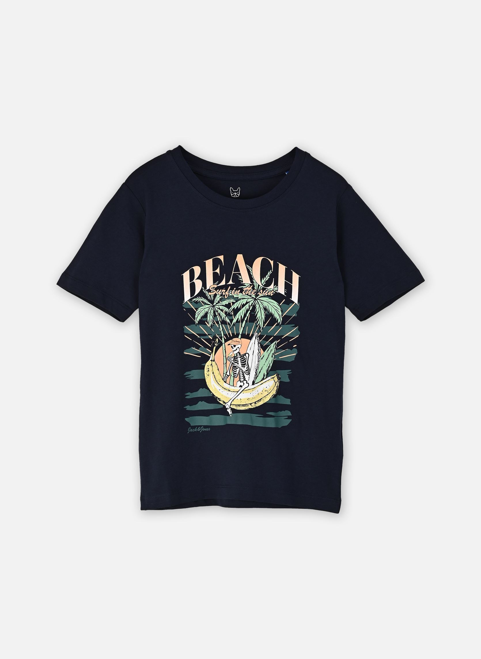 Tee-shirts Jjking Tee Ss Crew Neck Jnr garçon bleu Jack & Jones Tee-shirts Jjking Tee Ss Crew Neck Jnr garçon bleu NAVY BLAZER