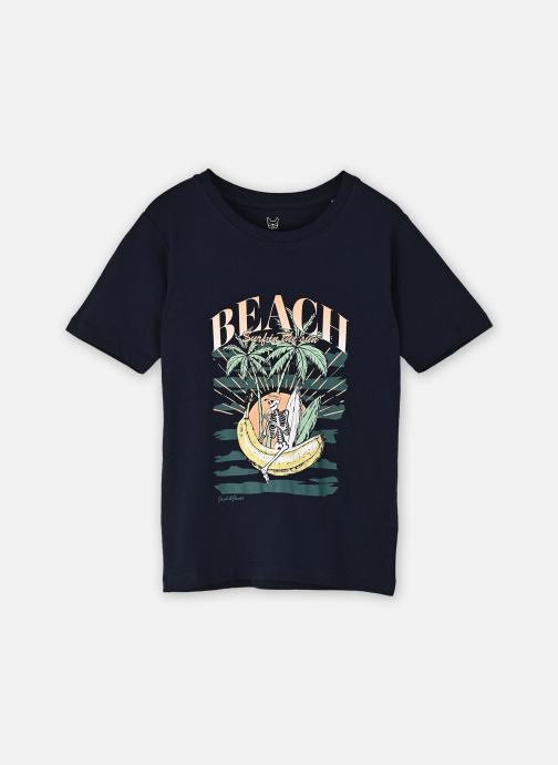 Jack & Jones Tee-shirts Jjking Tee Ss Crew Neck Jnr garçon bleu