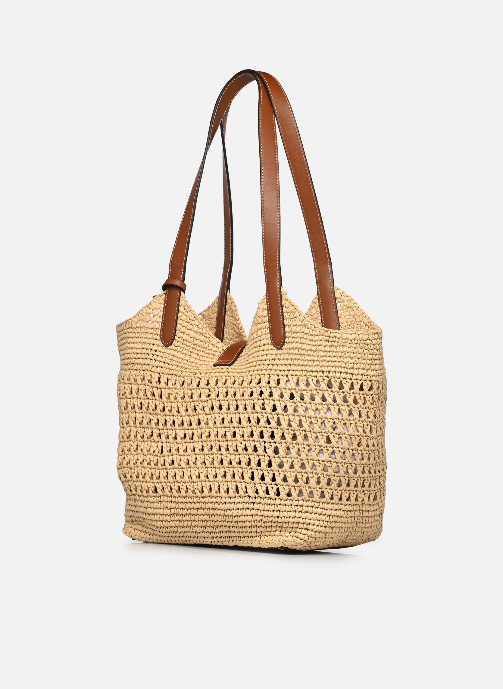 Manden Tasha Stw Tt-Tote-Large dames beige Lauren Ralph Lauren Manden Tasha Stw Tt-Tote-Large dames beige NATURAL/LAUREN TAN