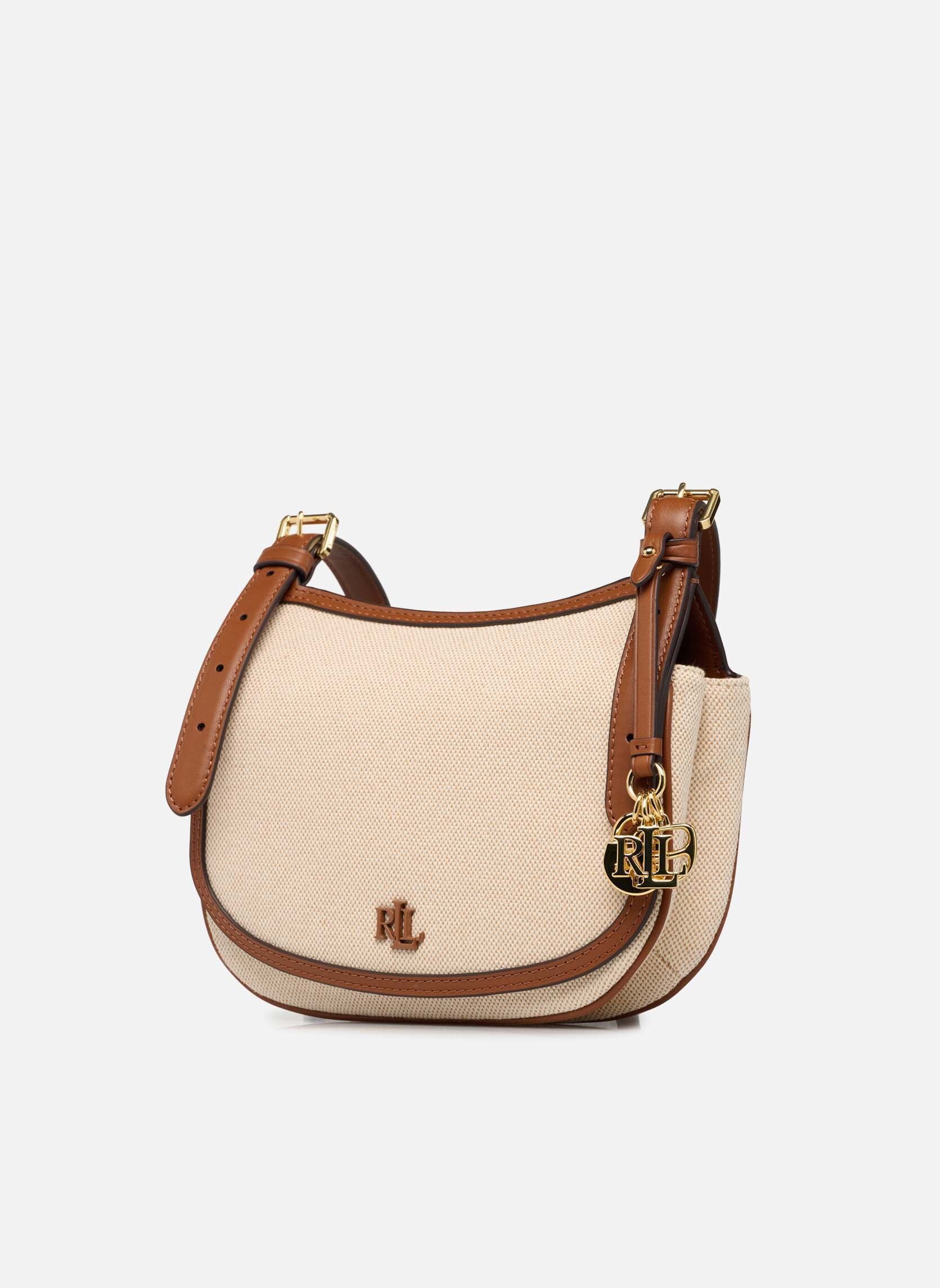 Sacs bandoulière Marcy Crsbdy-Crossbody-Medium femme beige Lauren Ralph Lauren Sacs bandoulière Marcy Crsbdy-Crossbody-Medium femme beige NTRL/BUFF CANVAS/LAUREN TAN