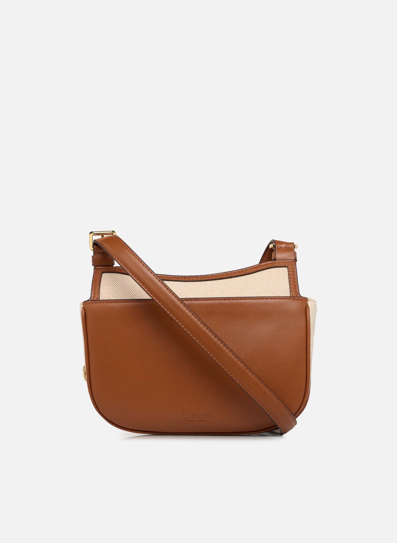 Sacs bandoulière Marcy Crsbdy-Crossbody-Medium femme beige Lauren Ralph Lauren Sacs bandoulière Marcy Crsbdy-Crossbody-Medium femme beige NTRL/BUFF CANVAS/LAUREN TAN