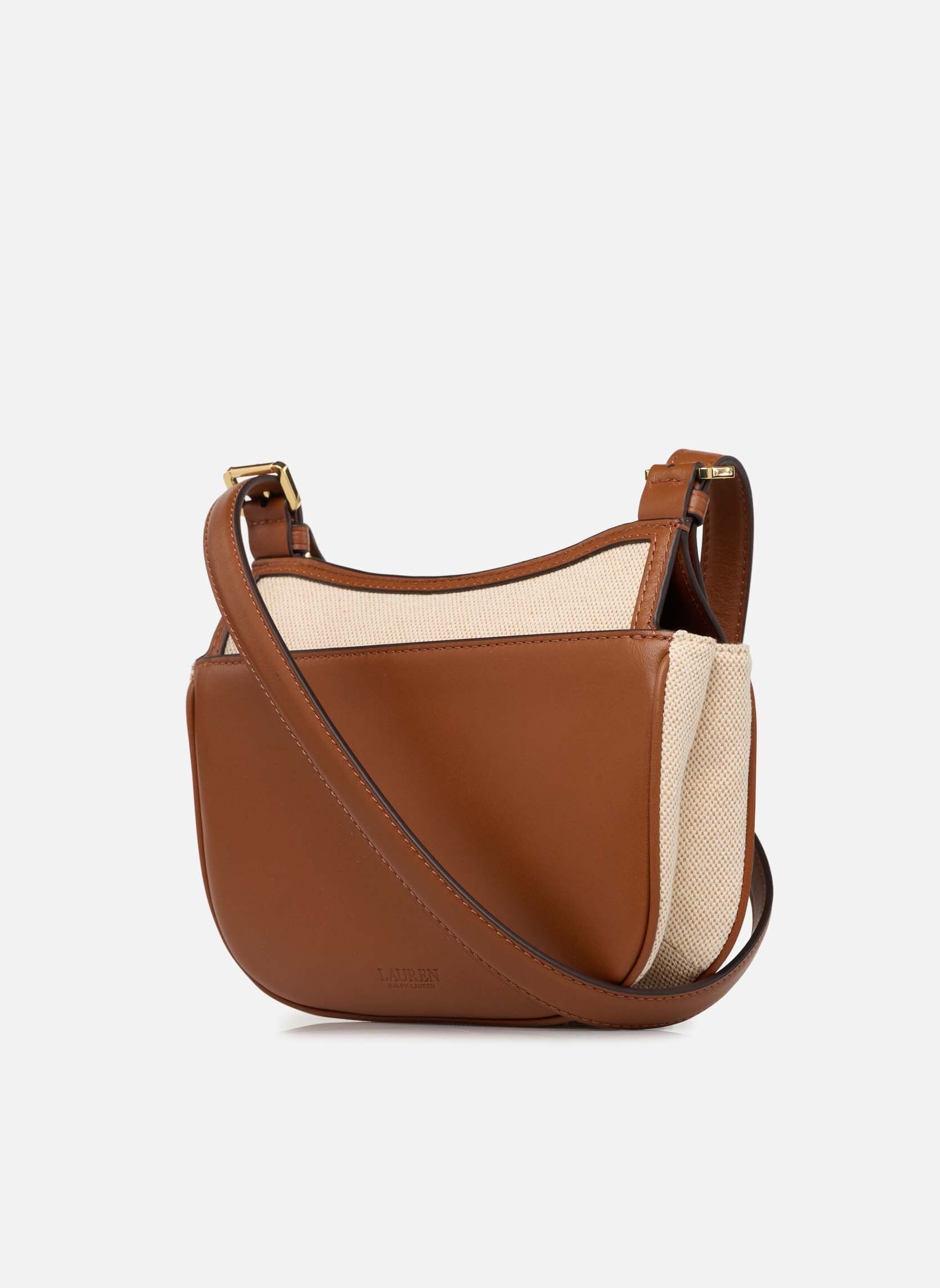Sacs bandoulière Marcy Crsbdy-Crossbody-Medium femme beige Lauren Ralph Lauren Sacs bandoulière Marcy Crsbdy-Crossbody-Medium femme beige NTRL/BUFF CANVAS/LAUREN TAN