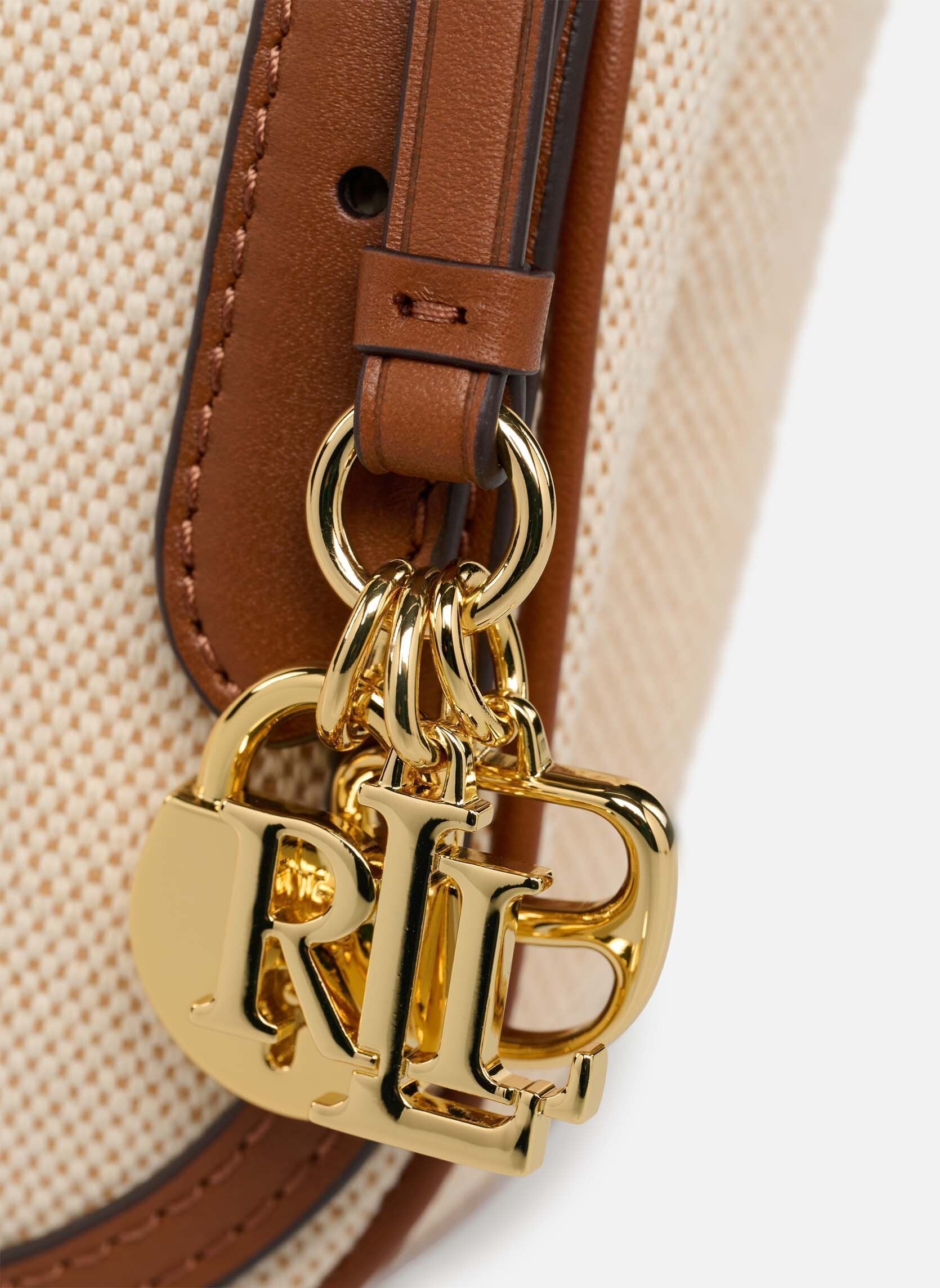 Sacs bandoulière Marcy Crsbdy-Crossbody-Medium femme beige Lauren Ralph Lauren Sacs bandoulière Marcy Crsbdy-Crossbody-Medium femme beige NTRL/BUFF CANVAS/LAUREN TAN