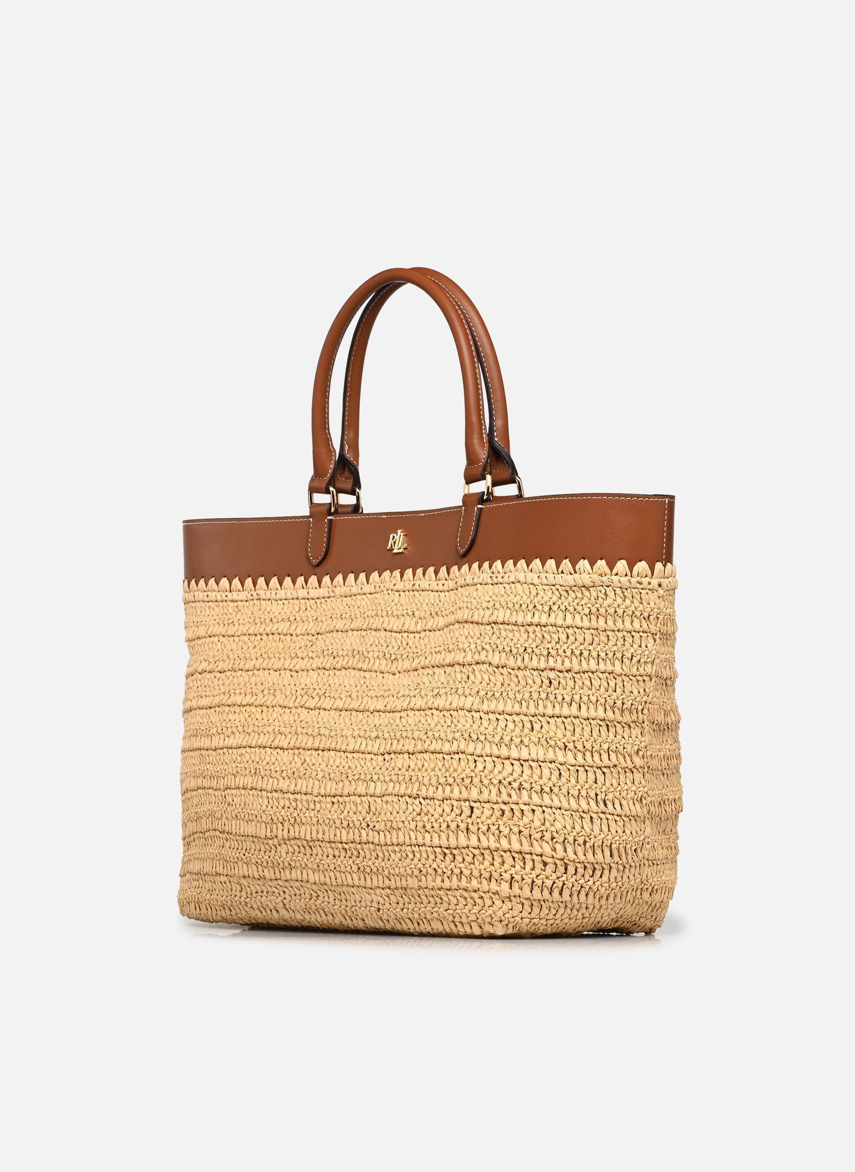 Cabas Kyla Tote-Tote-Large femme beige Lauren Ralph Lauren Cabas Kyla Tote-Tote-Large femme beige NATURAL/LAUREN TAN