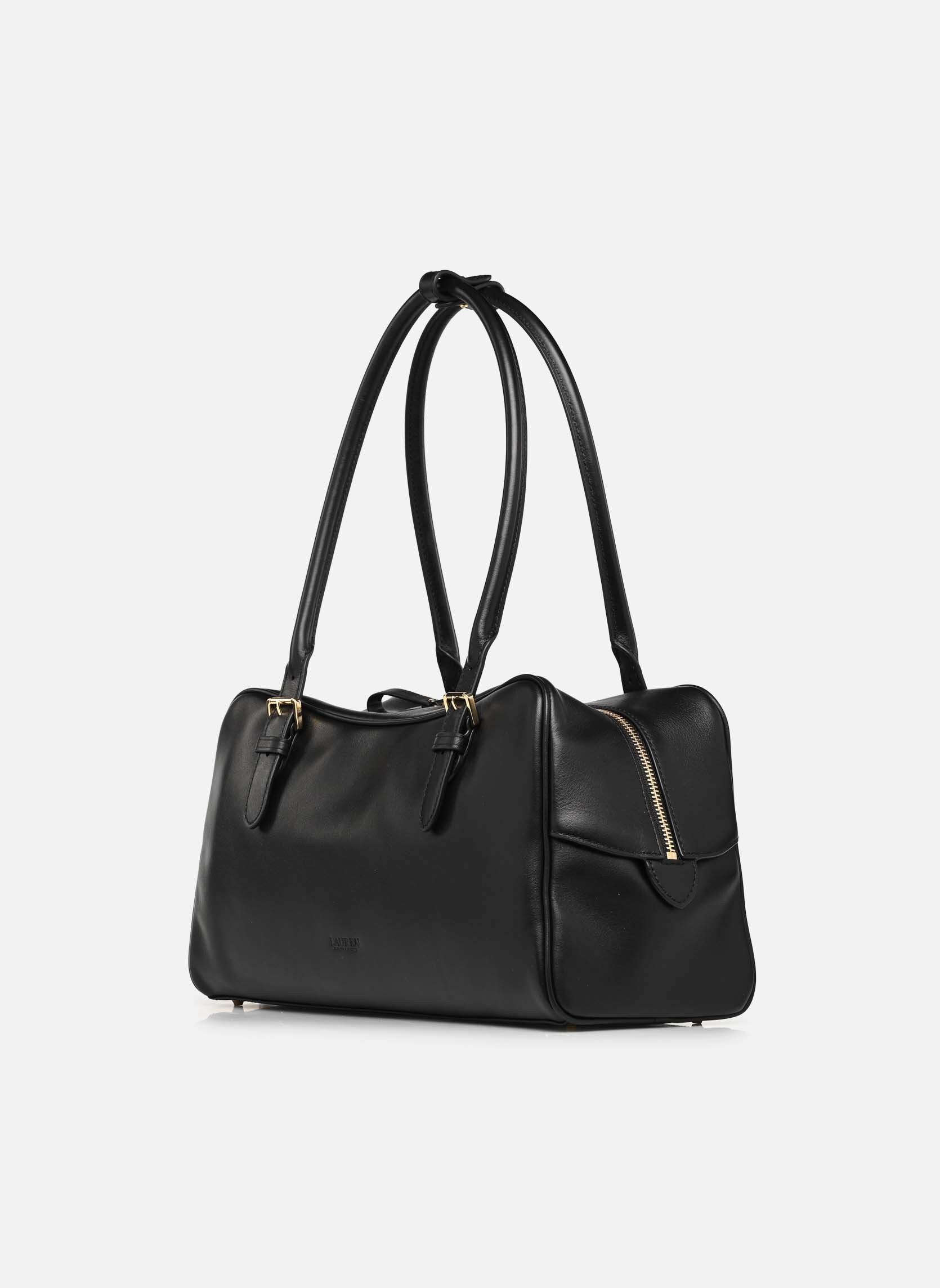 Handtassen Mrcy Zp Schl-Satchel-Large dames zwart Lauren Ralph Lauren Handtassen Mrcy Zp Schl-Satchel-Large dames zwart BLACK