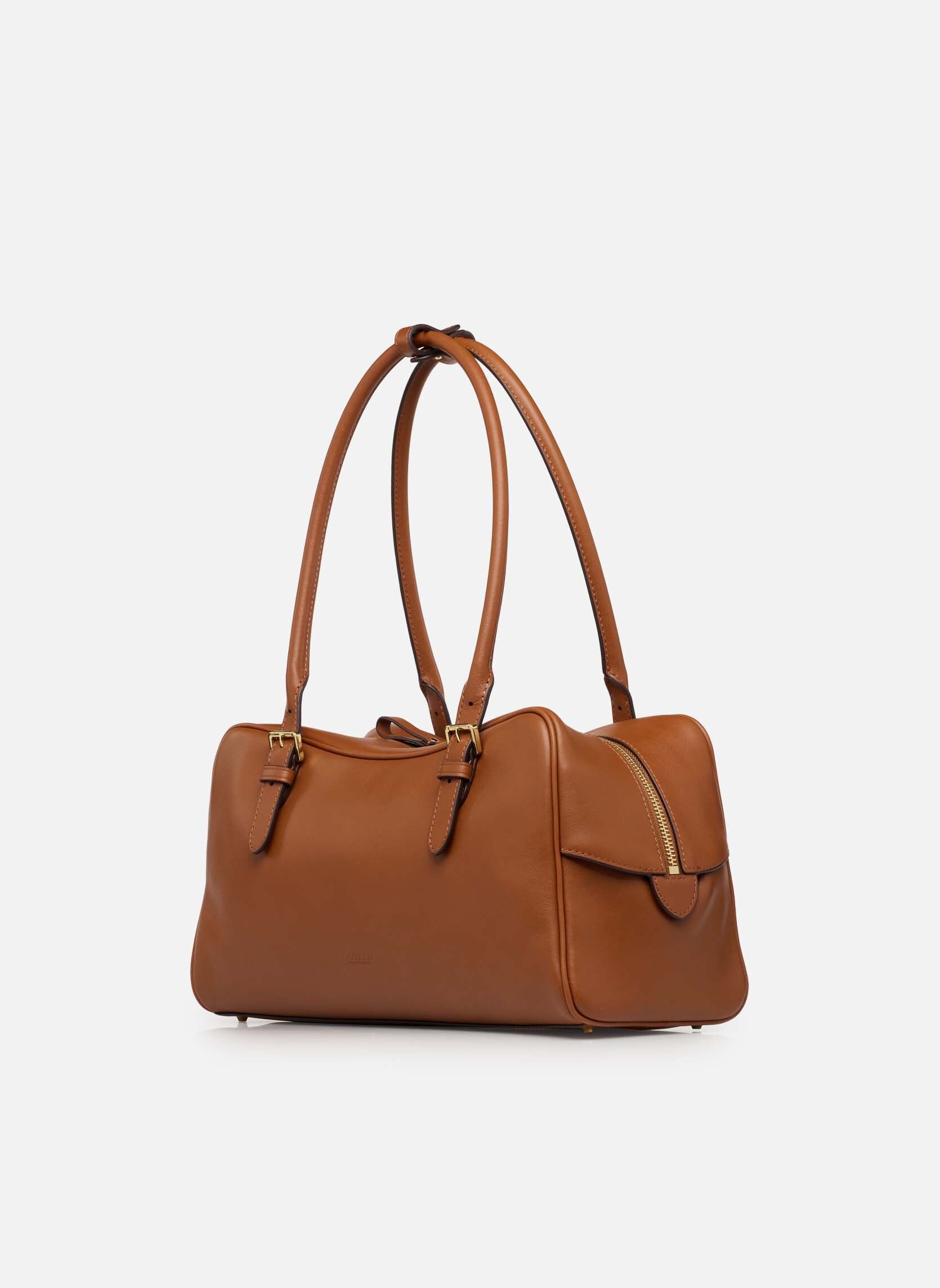 Umhängetaschen Mrcy Zp Schl-Satchel-Large damen braun Lauren Ralph Lauren Umhängetaschen Mrcy Zp Schl-Satchel-Large damen braun LAUREN TAN